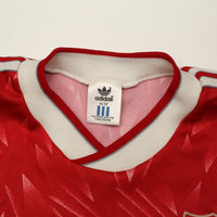 1989/91 Liverpool Vintage adidas Candy Home Football Shirt (36/38) S