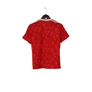 1989/91 Liverpool Vintage adidas Candy Home Football Shirt (36/38) S