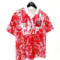 1989-91 SOVIET UNION Vintage adidas Home Football Shirt (M)