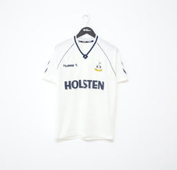 1989/91 TOTTENHAM HOTSPUR Vintage Hummel Home Football Shirt Jersey (M)