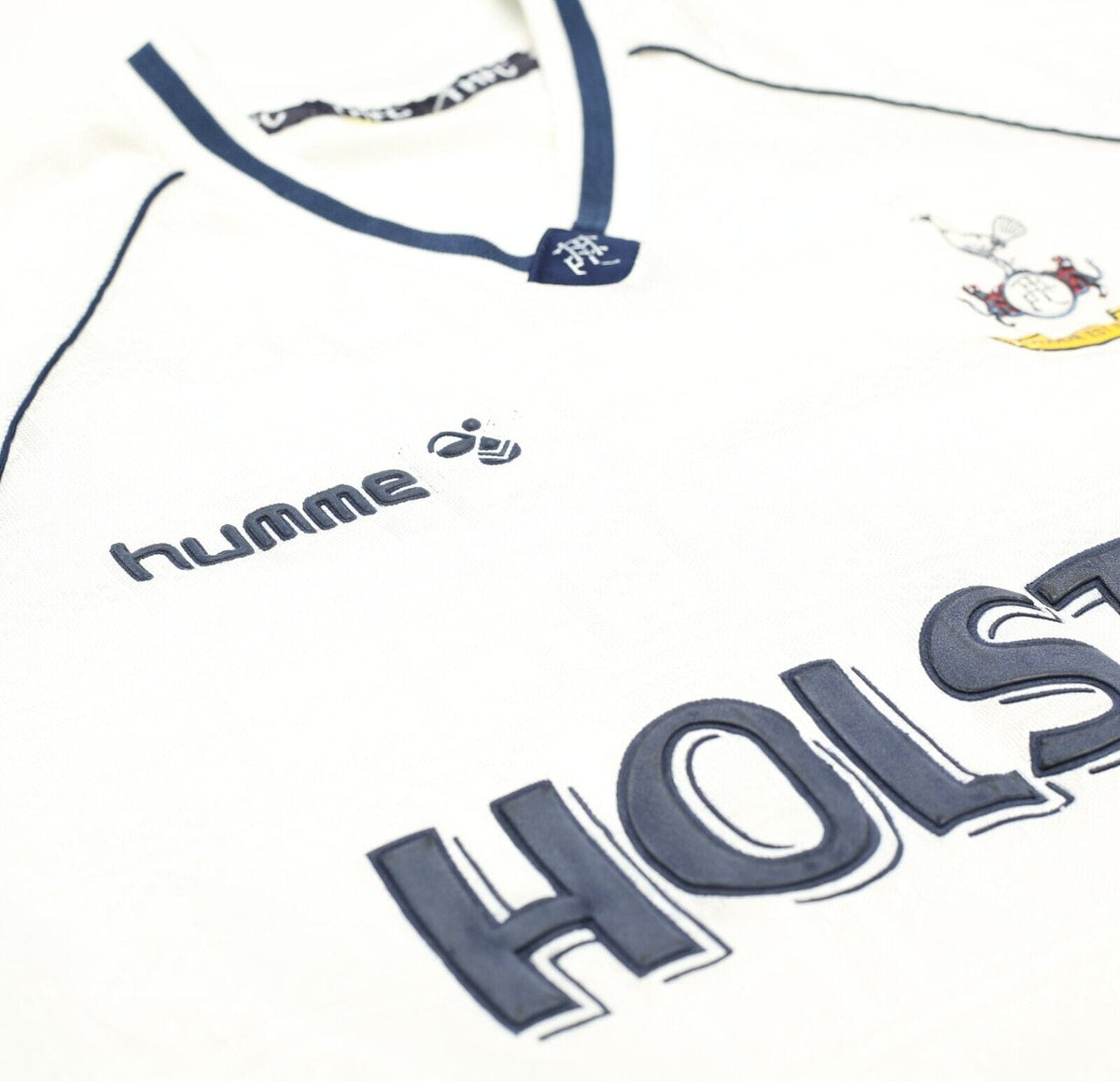 1989/91 TOTTENHAM HOTSPUR Vintage Hummel Home Football Shirt Jersey (M)