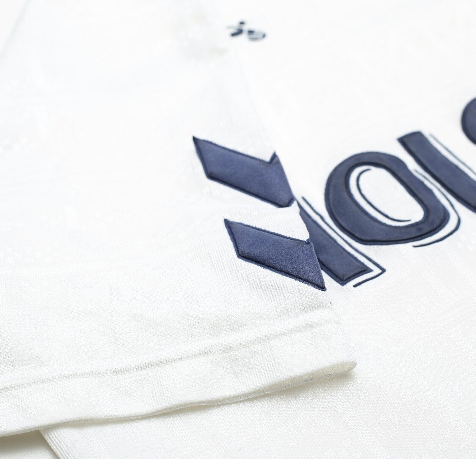 1989/91 TOTTENHAM HOTSPUR Vintage Hummel Home Football Shirt Jersey (M)