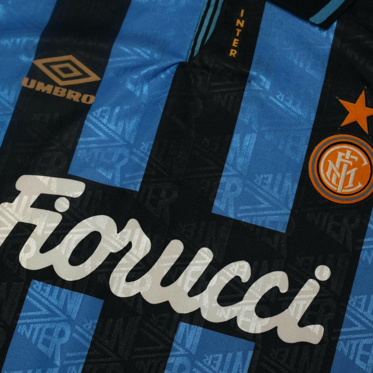 1990/91 #9 Inter Milan Vintage Umbro Home Football Shirt (S)