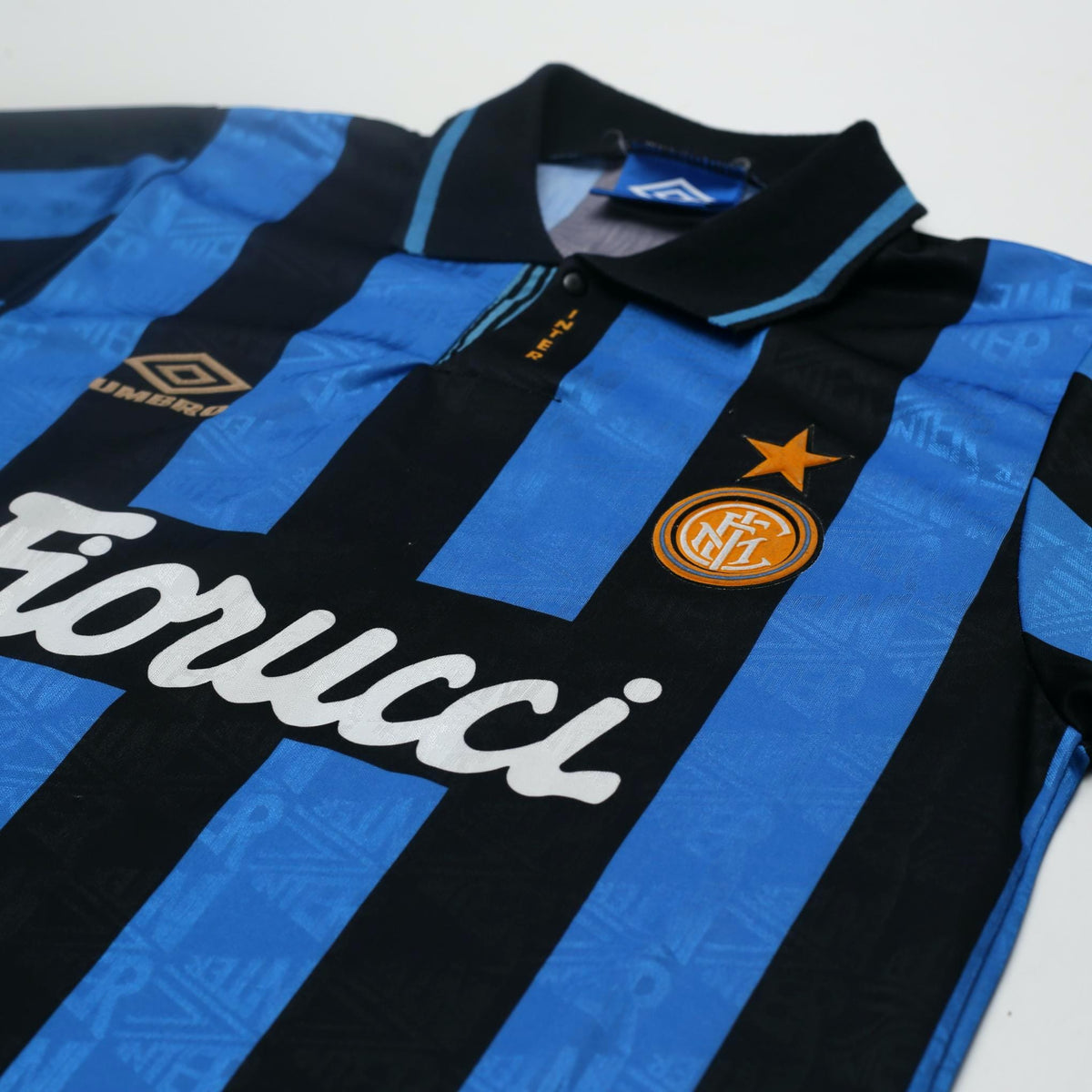 1990/91 #9 Inter Milan Vintage Umbro Home Football Shirt (S)