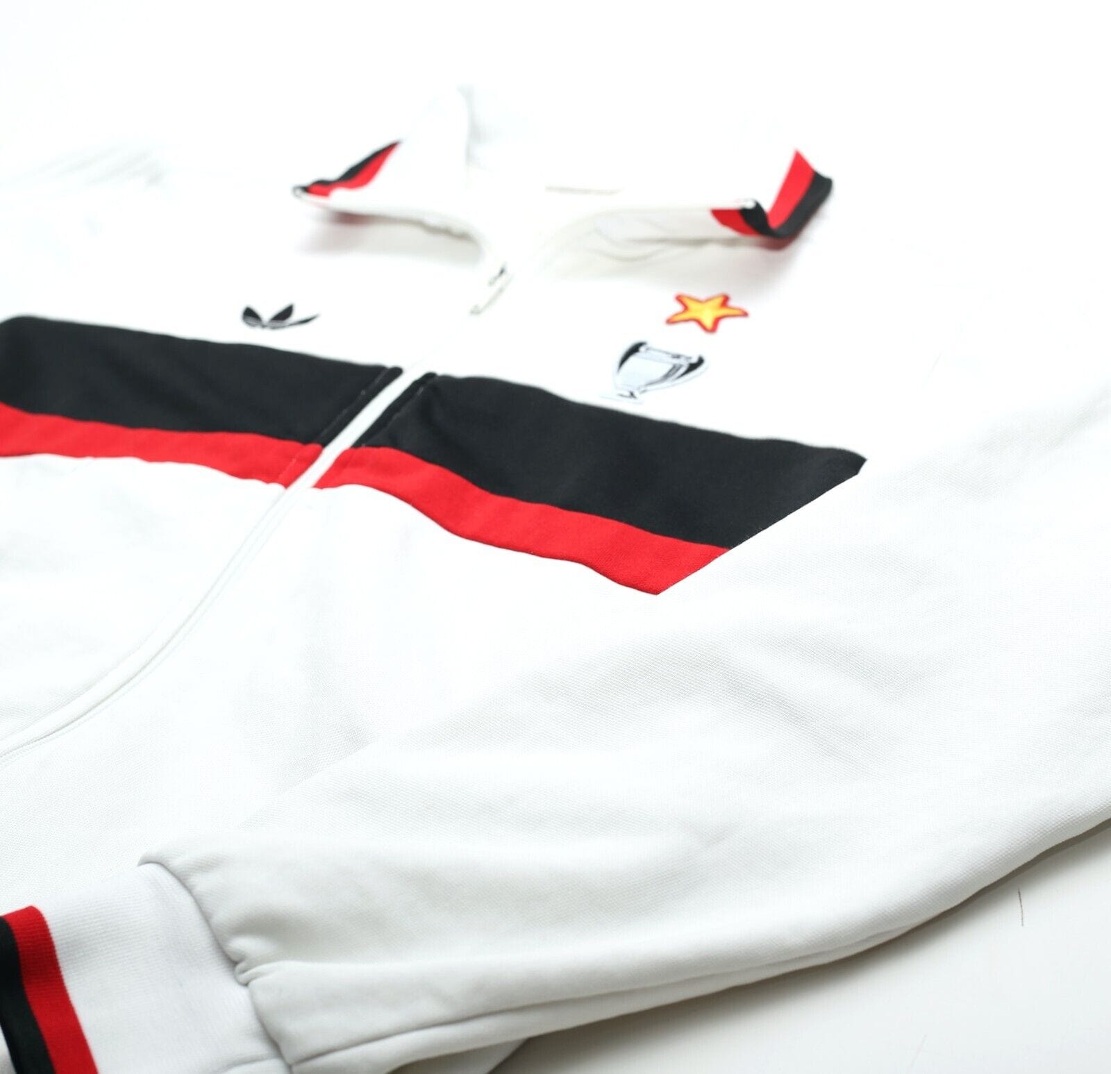1990/91 AC Milan Retro adidas Originals Football Track Top