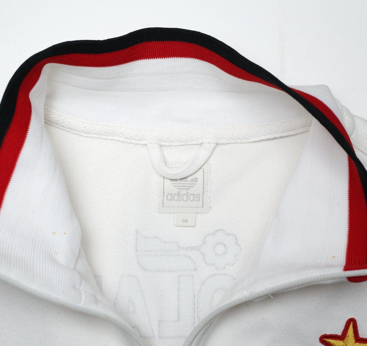 1990/91 AC MILAN Retro adidas Originals Football Track Top (S)