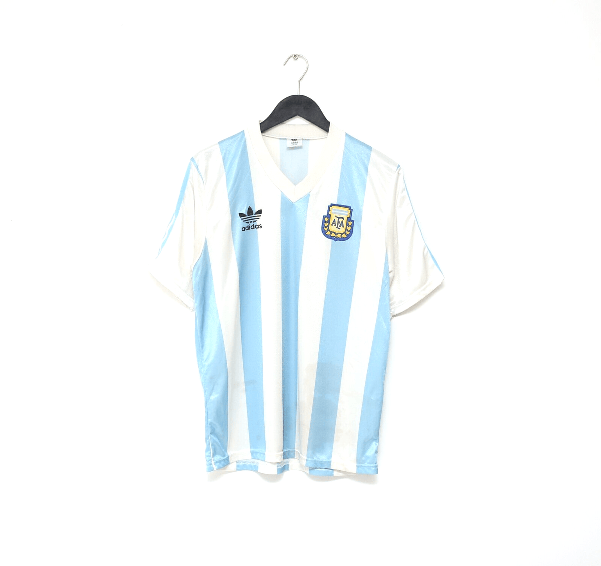 1990/91 ARGENTINA Vintage adidas Home Football Shirt (M) 38/40