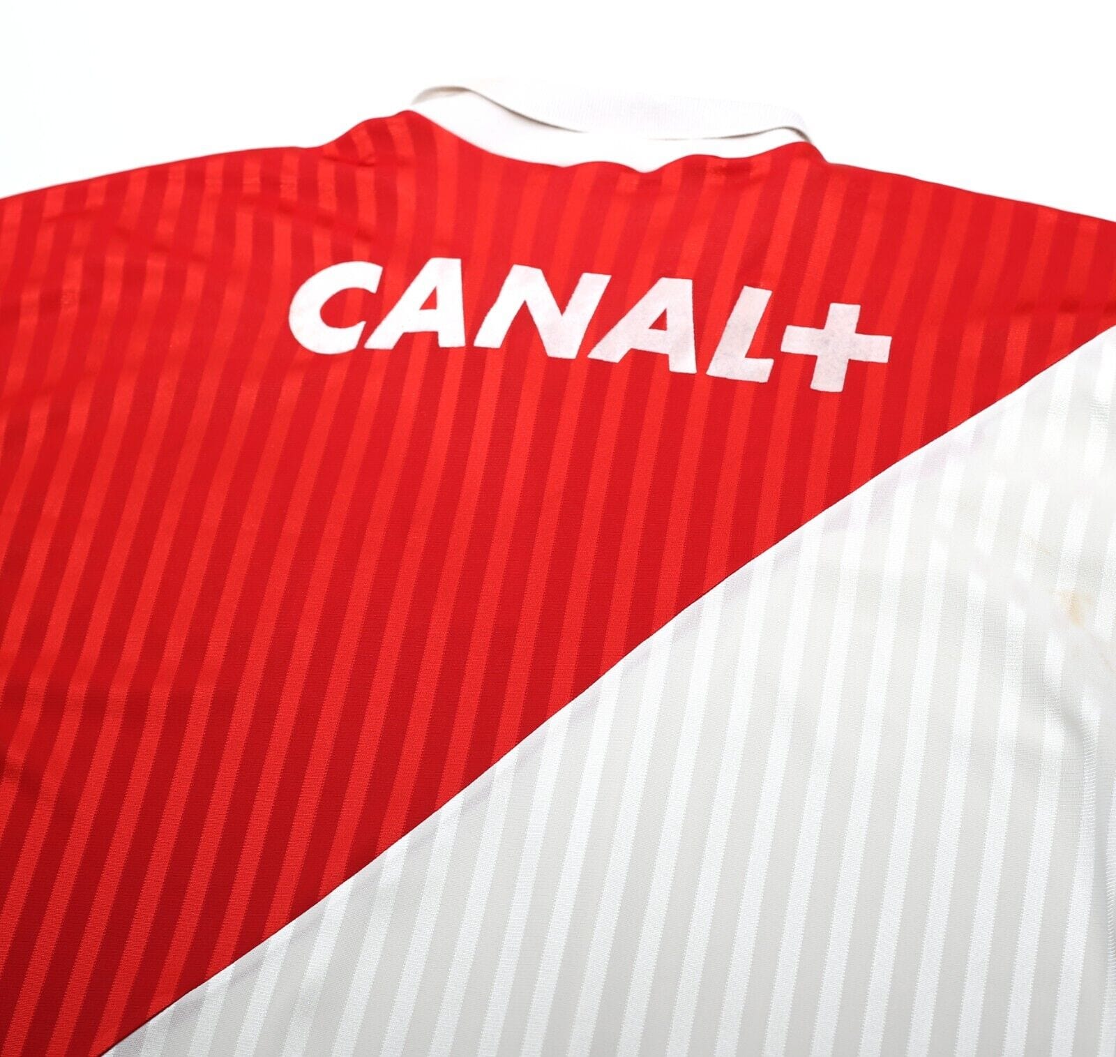 1990/91 AS MONACO Vintage adidas Home Football Shirt Jersey (M/L)