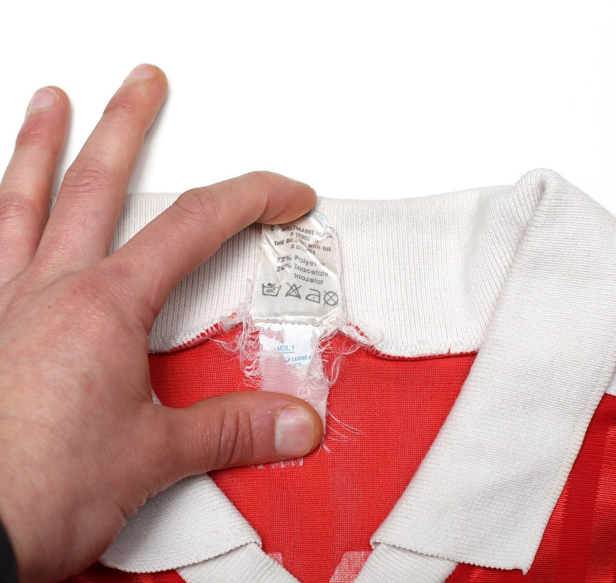 1990/91 AS MONACO Vintage adidas Home Football Shirt Jersey (M/L)