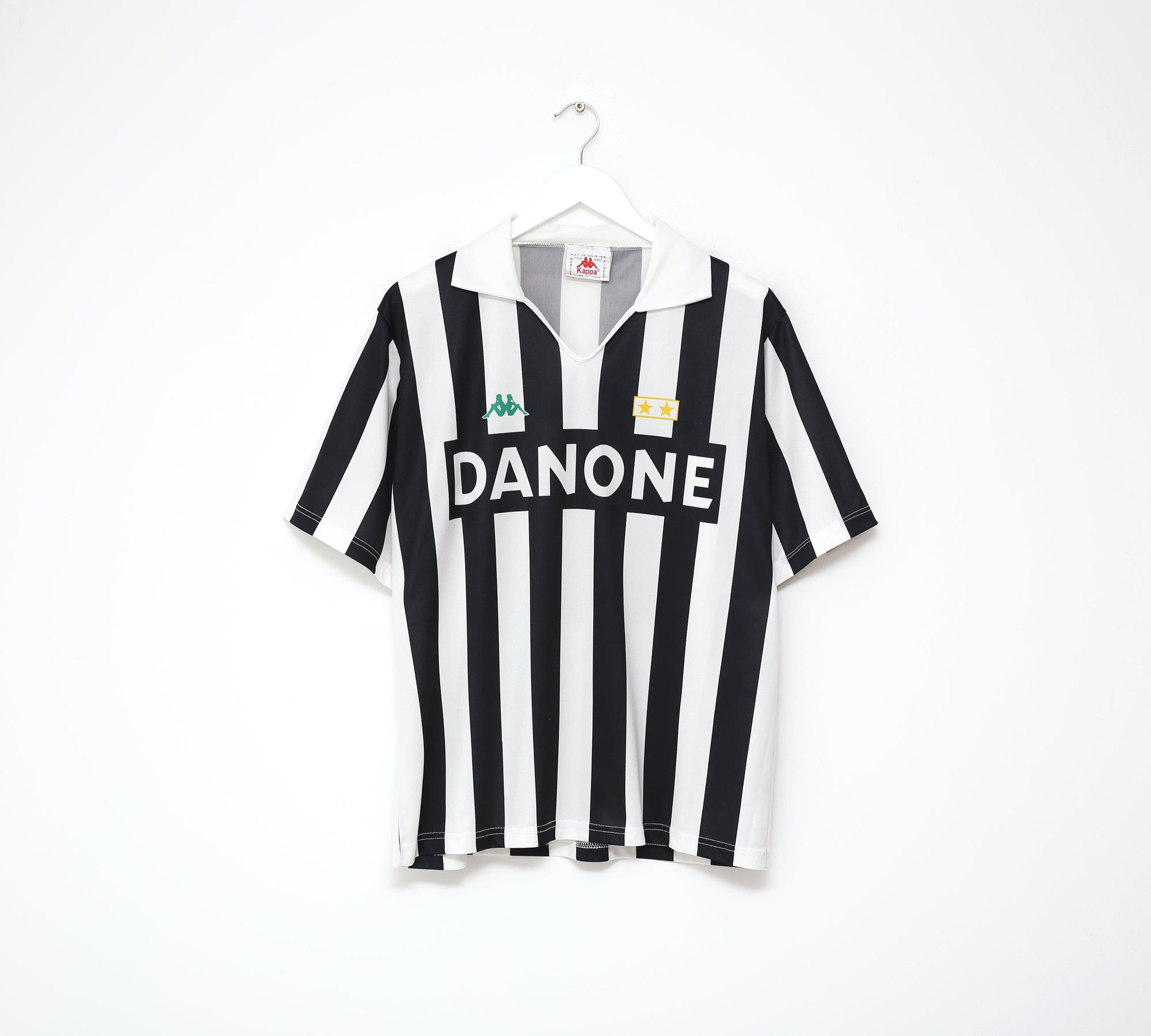 1990/91 BAGGIO #10 Juventus Vintage Kappa Home Football Shirt 