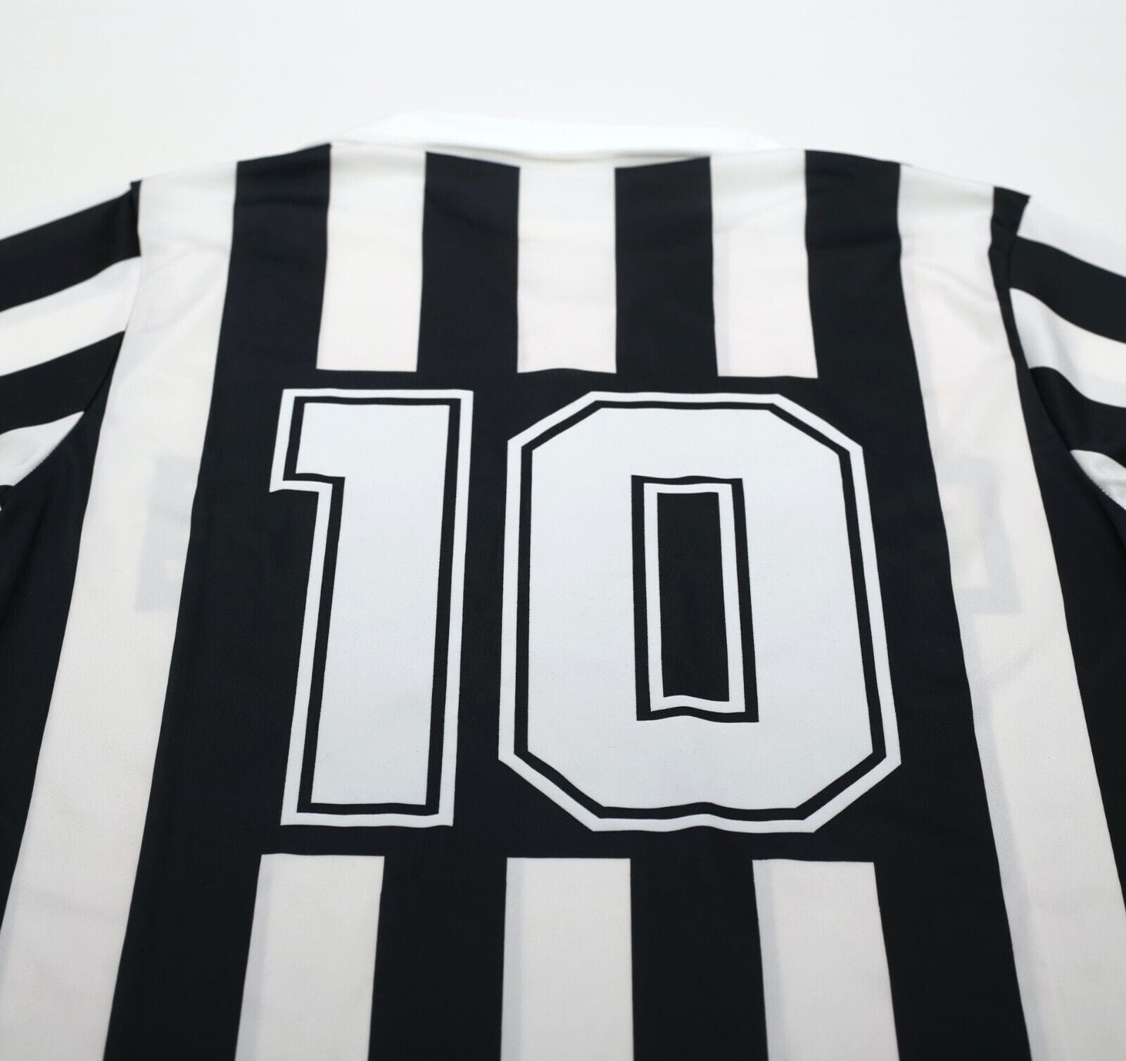 1990/91 BAGGIO #10 Juventus Vintage Kappa Long Sleeve Home Football Shirt (M)