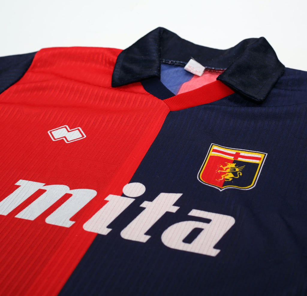 1990/91 GENOA Vintage Errea Home Football Shirt (L/XL)