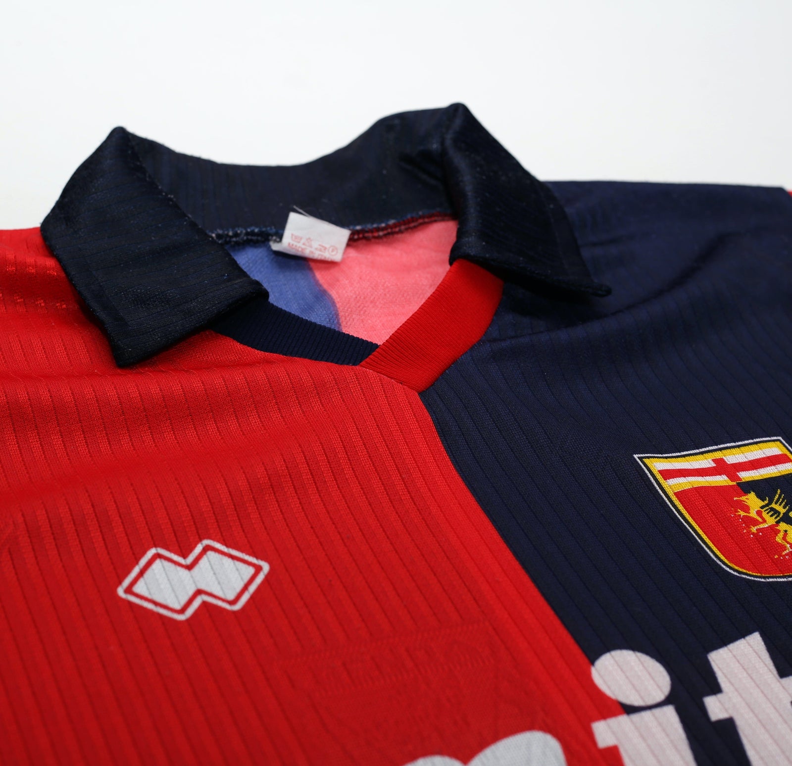 1990/91 GENOA Vintage Errea Home Football Shirt (L/XL) - Football Shirt  Collective