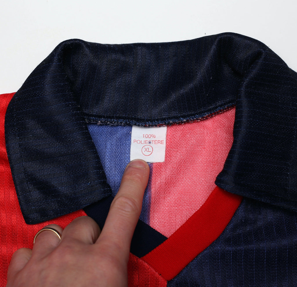 1990/91 GENOA Vintage Errea Home Football Shirt (L/XL)