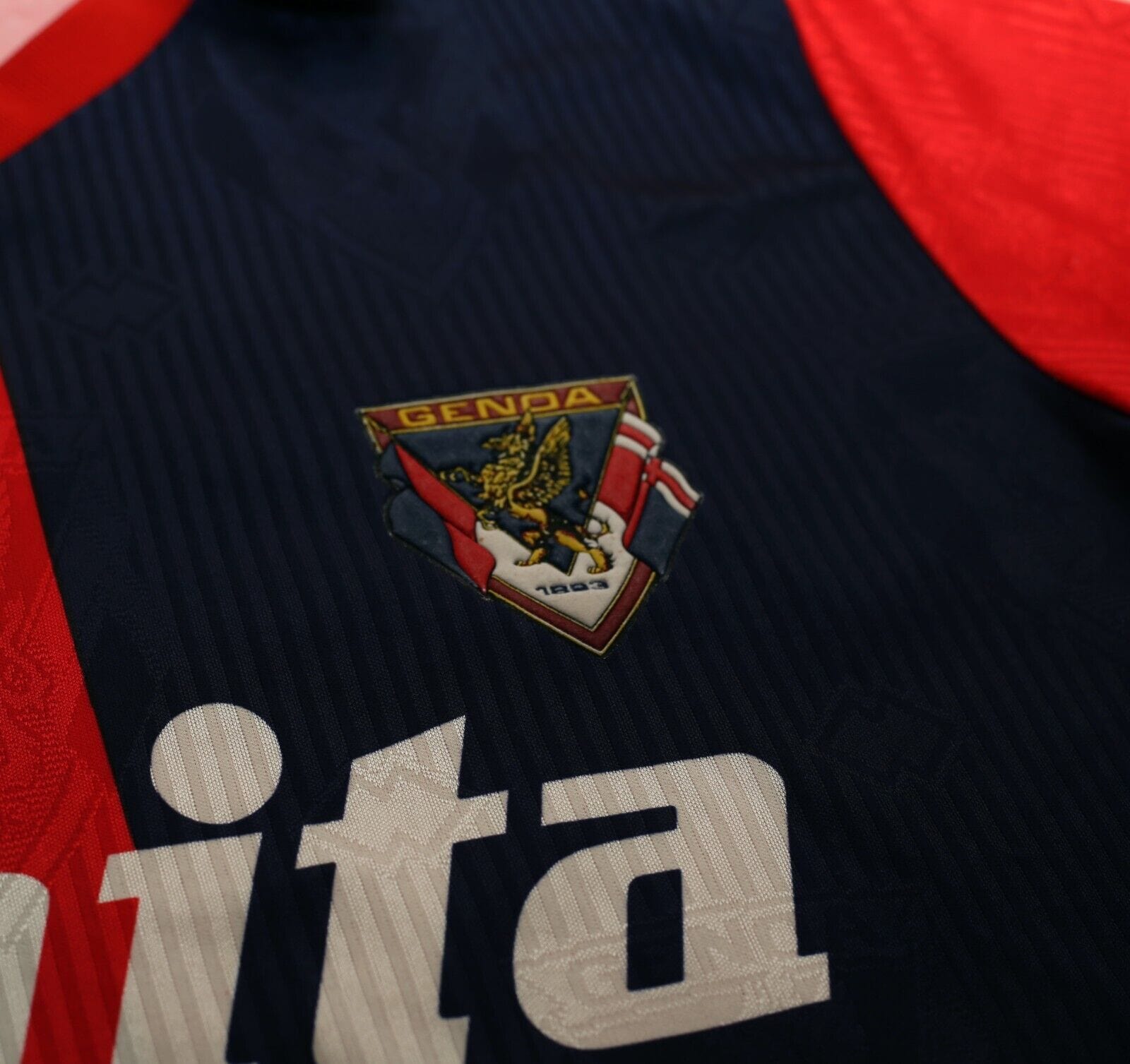 1990/91 GENOA Vintage Errea Home Football Shirt (M)