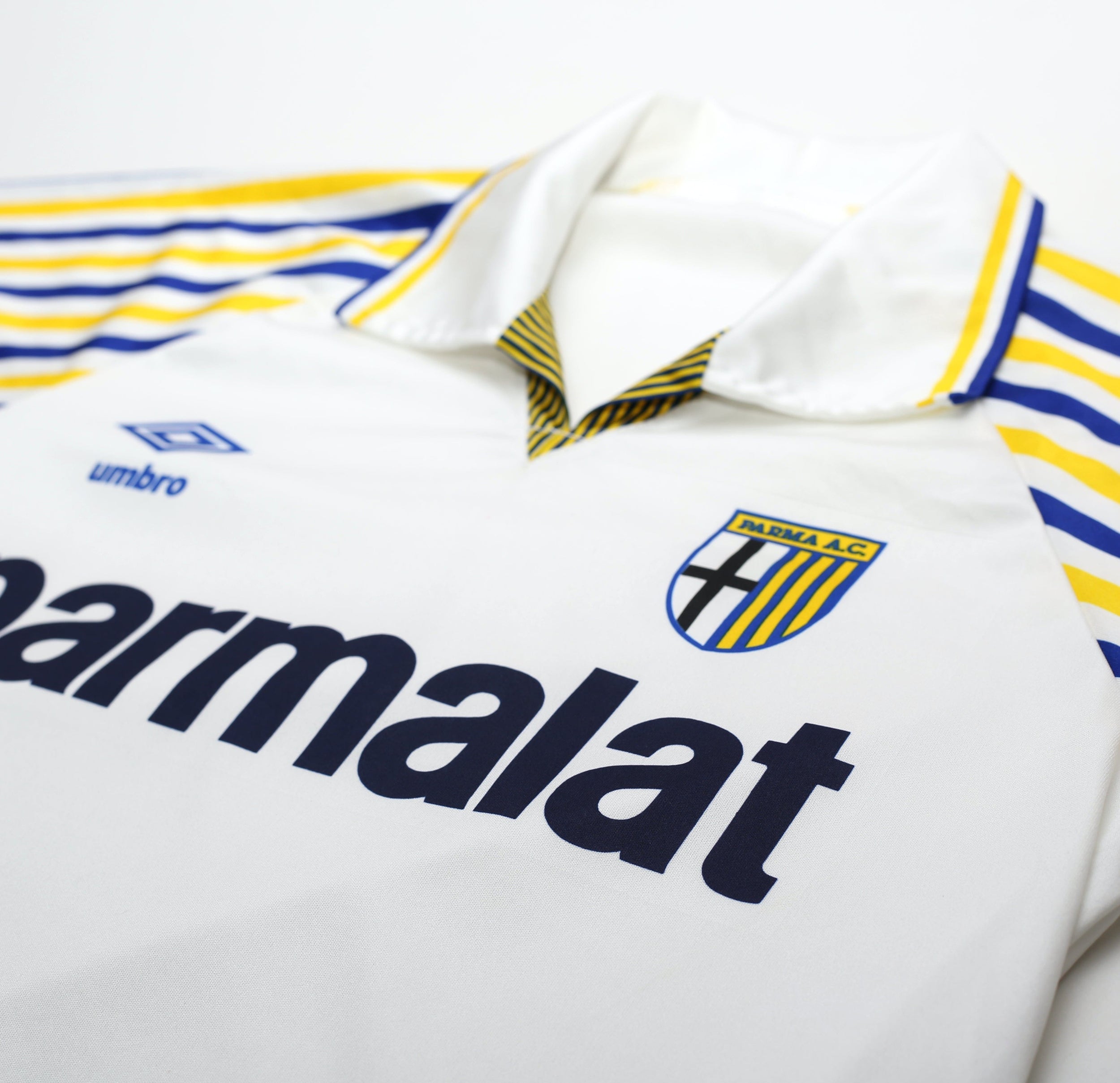 1990/91 PARMA Vintage Umbro Home Football Shirt (S)