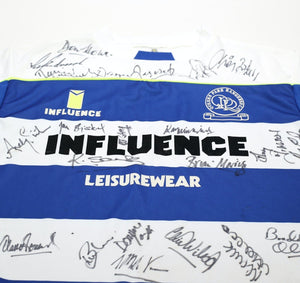1990/91 QPR Vintage Influence Home Football Shirt (L) SQUAD SIGNED