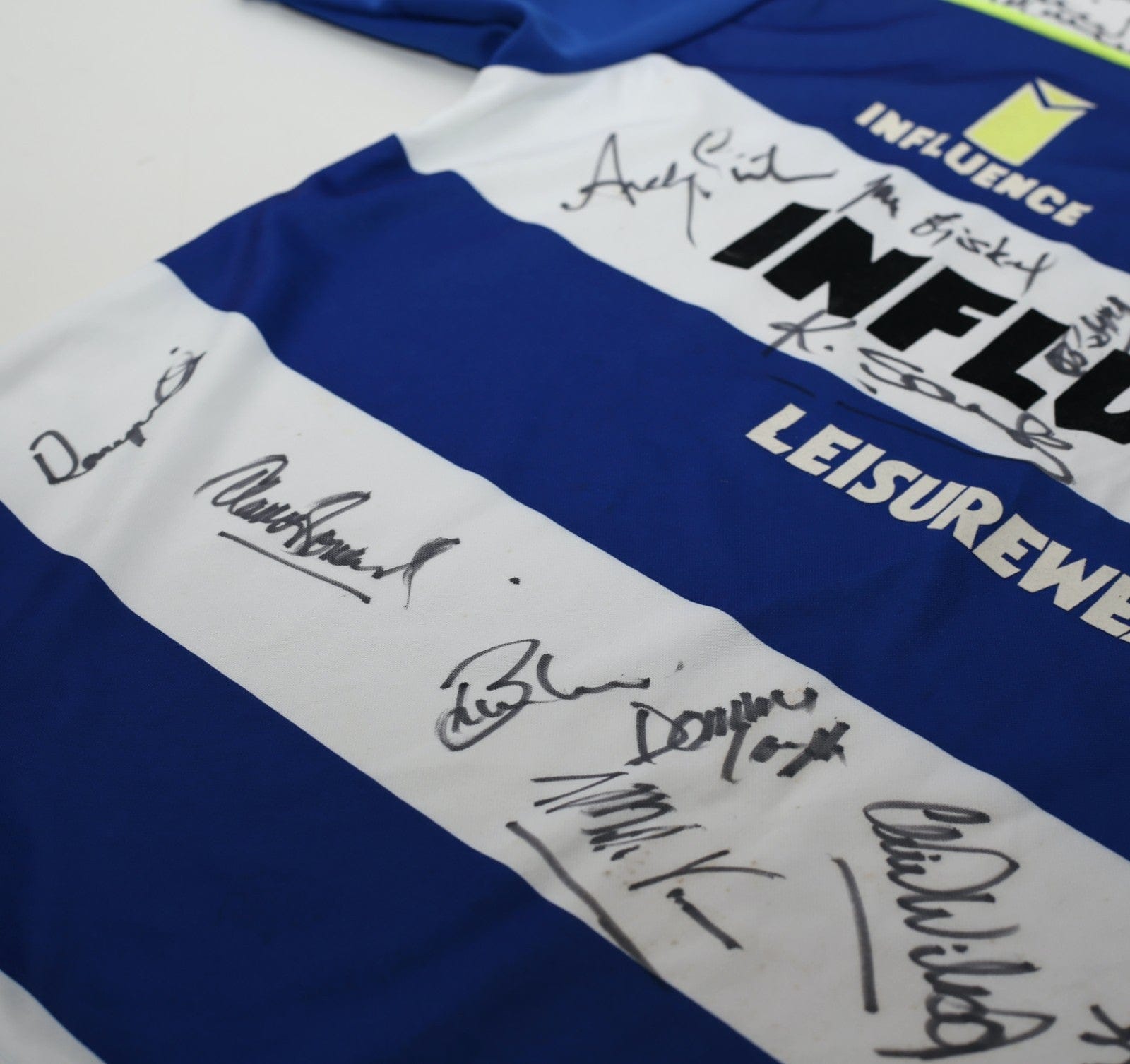 1990/91 QPR Vintage Influence Home Football Shirt (L) SQUAD SIGNED