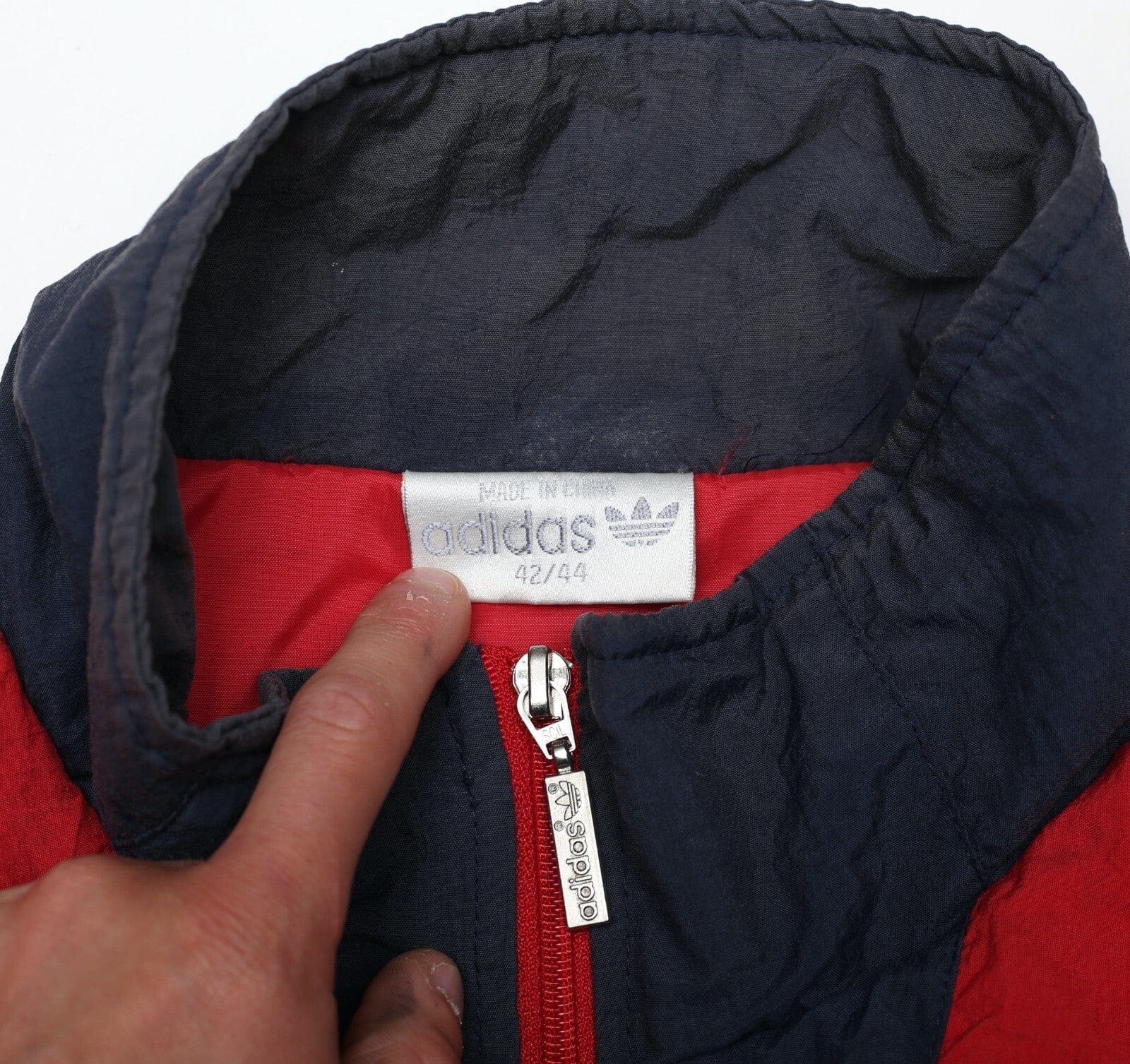 1990/92 ARSENAL Vintage adidas Football Bench Coat Jacket (L) 42/44