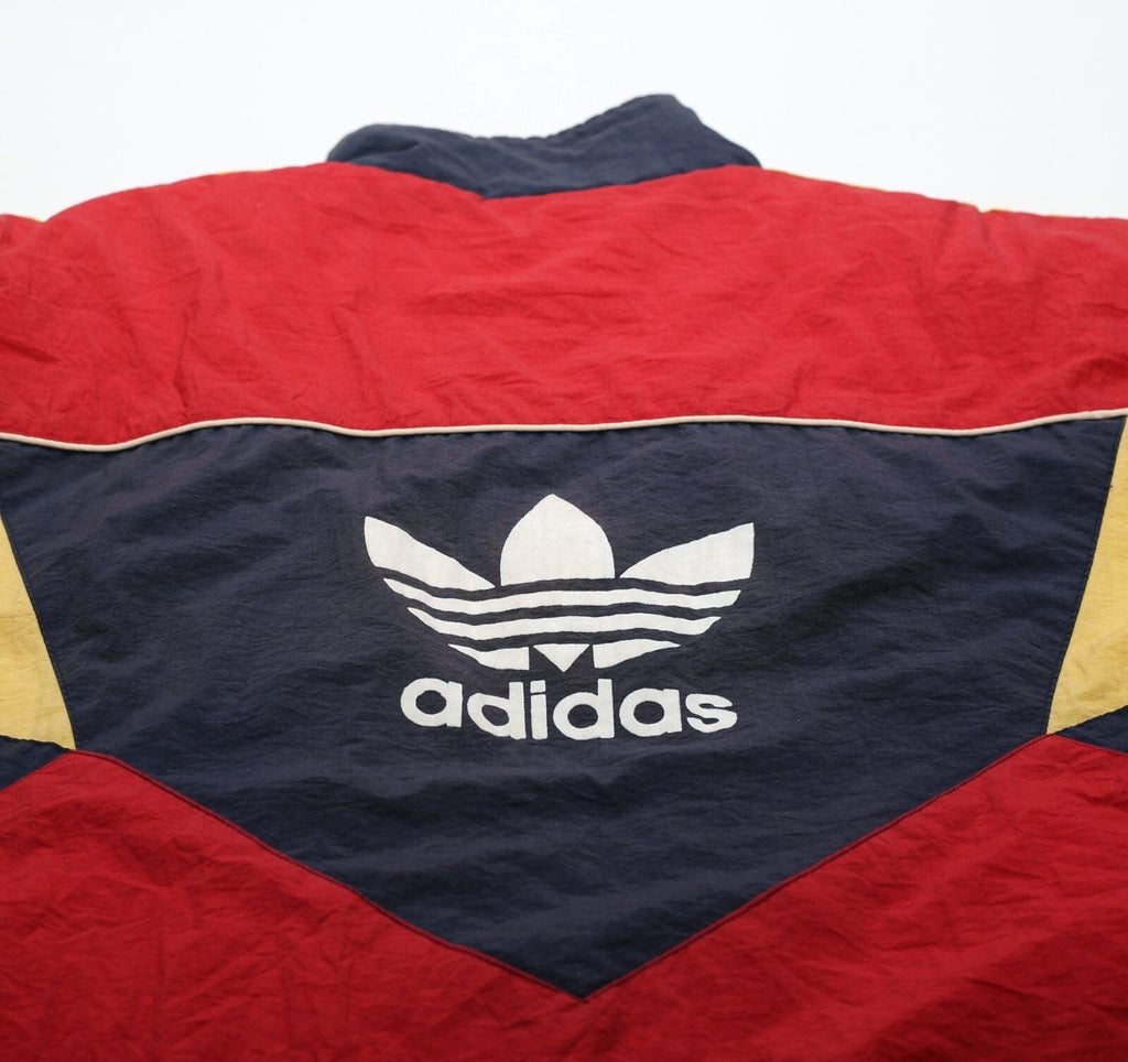 1990/92 ARSENAL Vintage adidas Football Bench Coat Jacket (L) 42/44