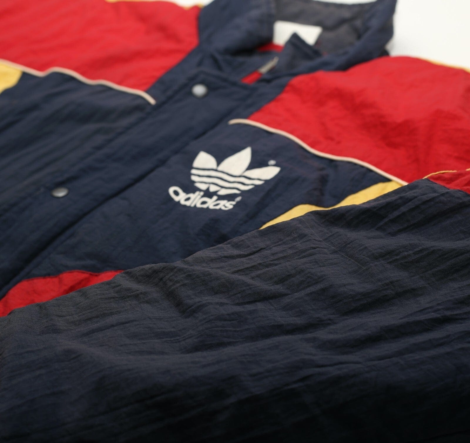 1990/92 ARSENAL Vintage adidas Football Bench Coat Jacket (L) 42/44