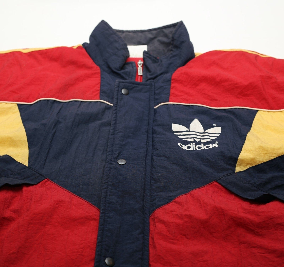 1990/92 ARSENAL Vintage adidas Football Bench Coat Jacket (L) 42/44