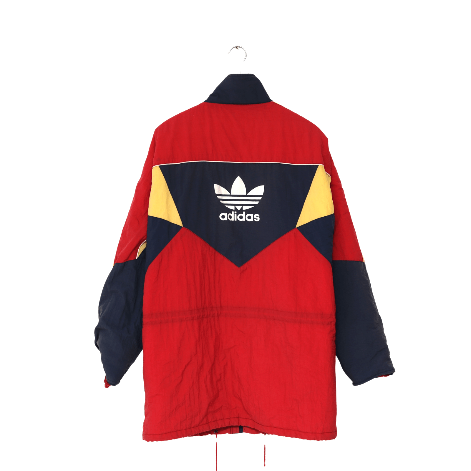 1990/92 ARSENAL Vintage adidas Football Bench Coat Jacket (L) 42/44