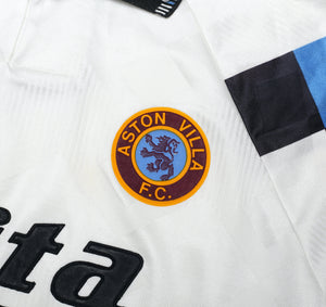 1990/92 ASTON VILLA Vintage Umbro Away Football Shirt (S)