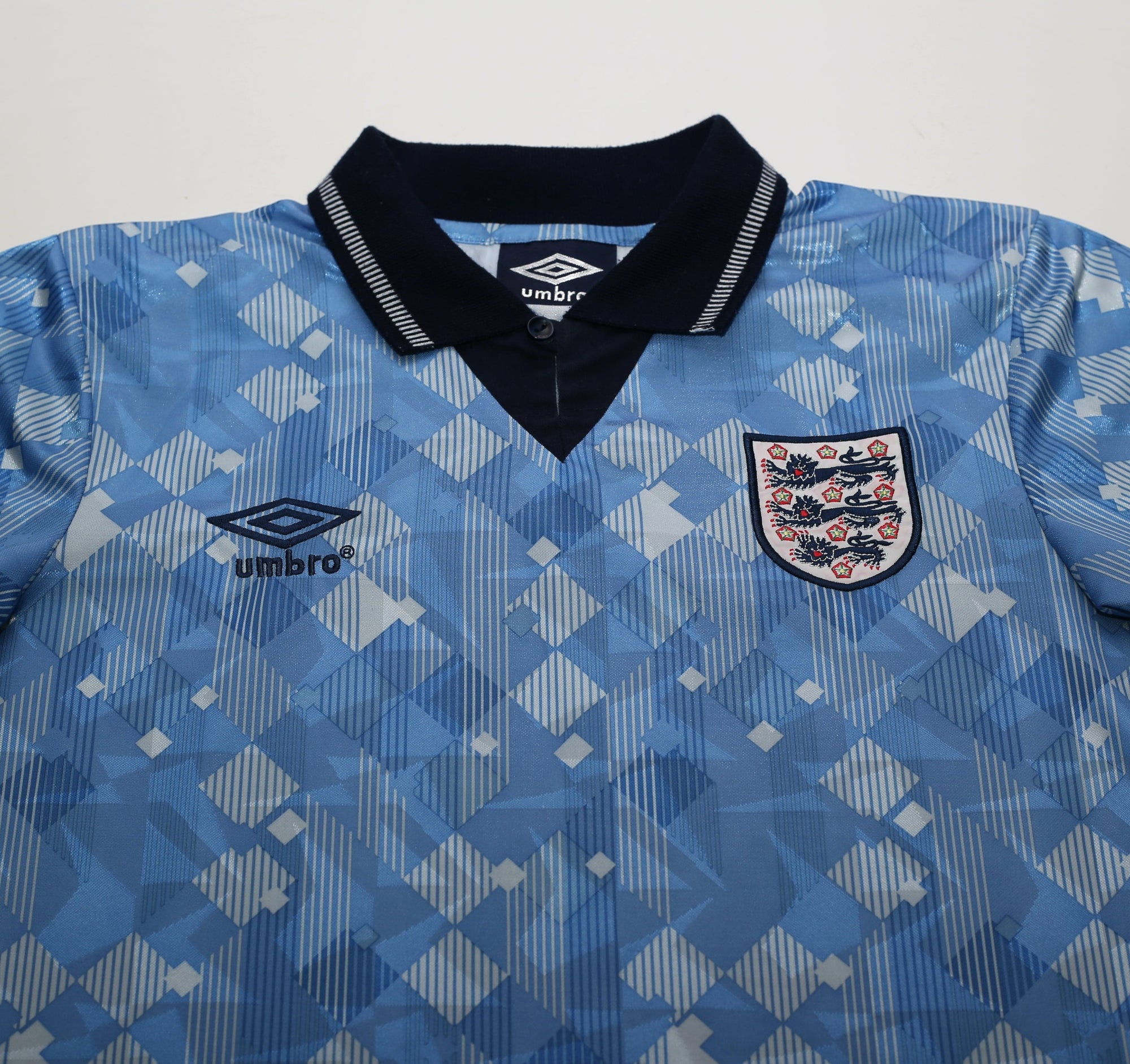 1990/92 ENGLAND Retro Official Umbro Re-Issue 3rd Football Shirt (S) Italia 90