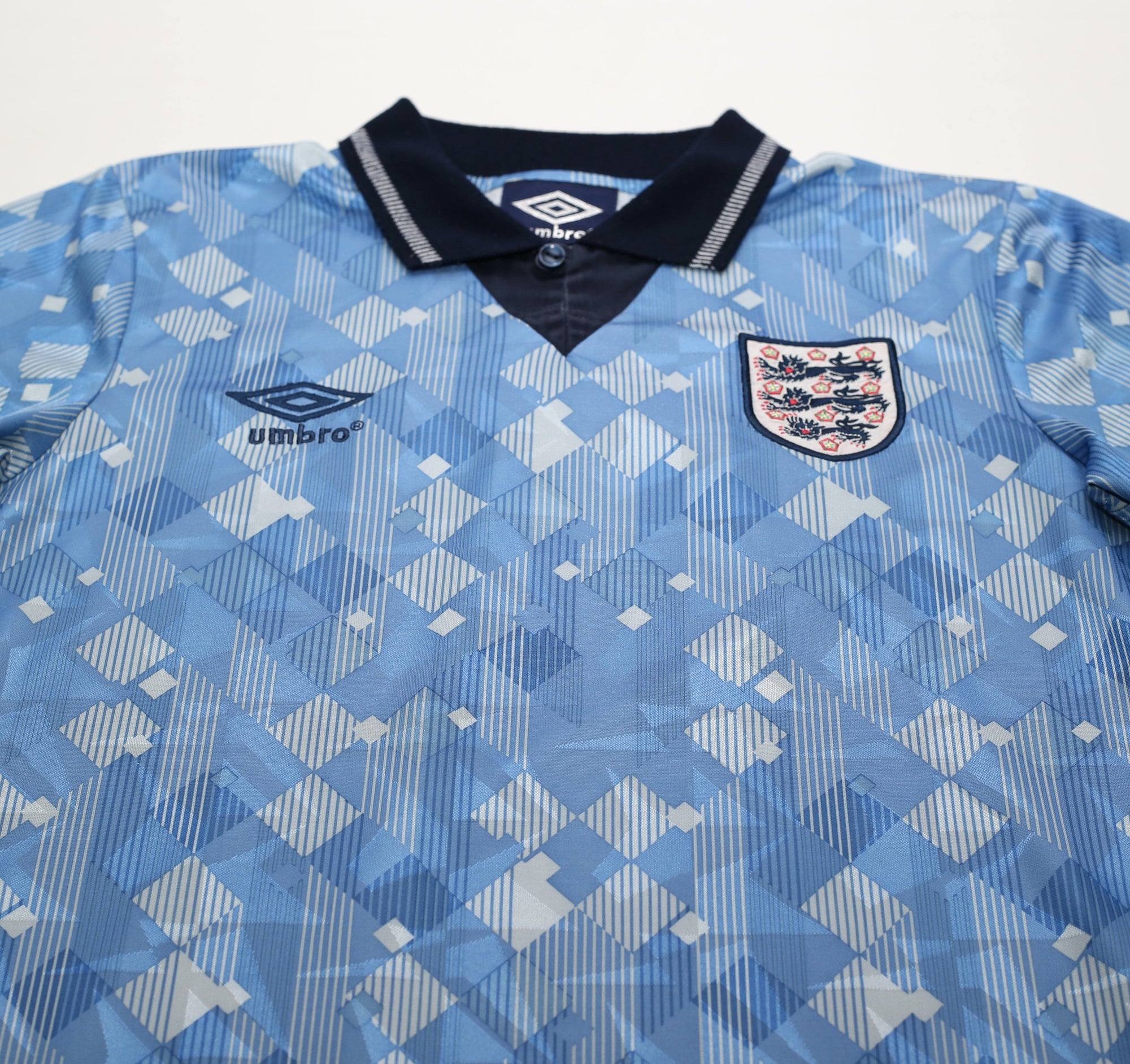 1990/92 ENGLAND Retro Official Umbro Re-Issue 3rd Football Shirt (S) Italia 90