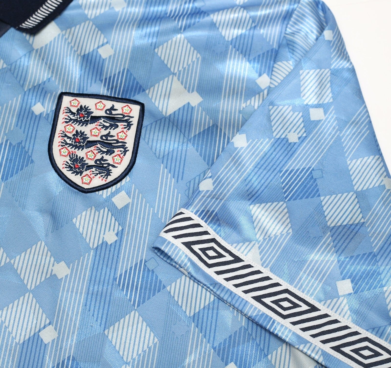 1990/92 ENGLAND Retro Official Umbro ReIssue 3rd Football Shirt (XL) Italia 90