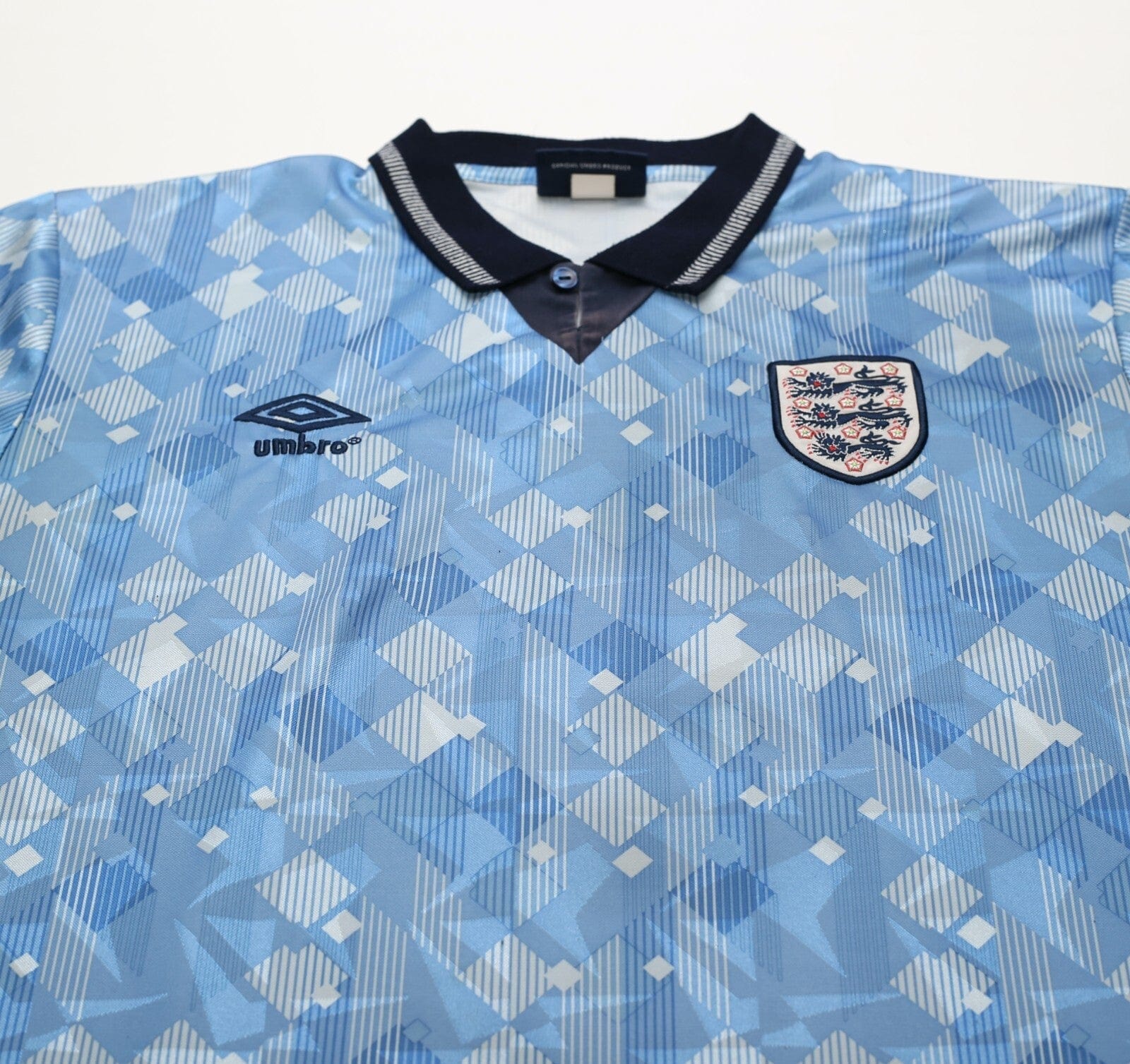 1990/92 ENGLAND Retro Official Umbro ReIssue 3rd Football Shirt (XL) Italia 90