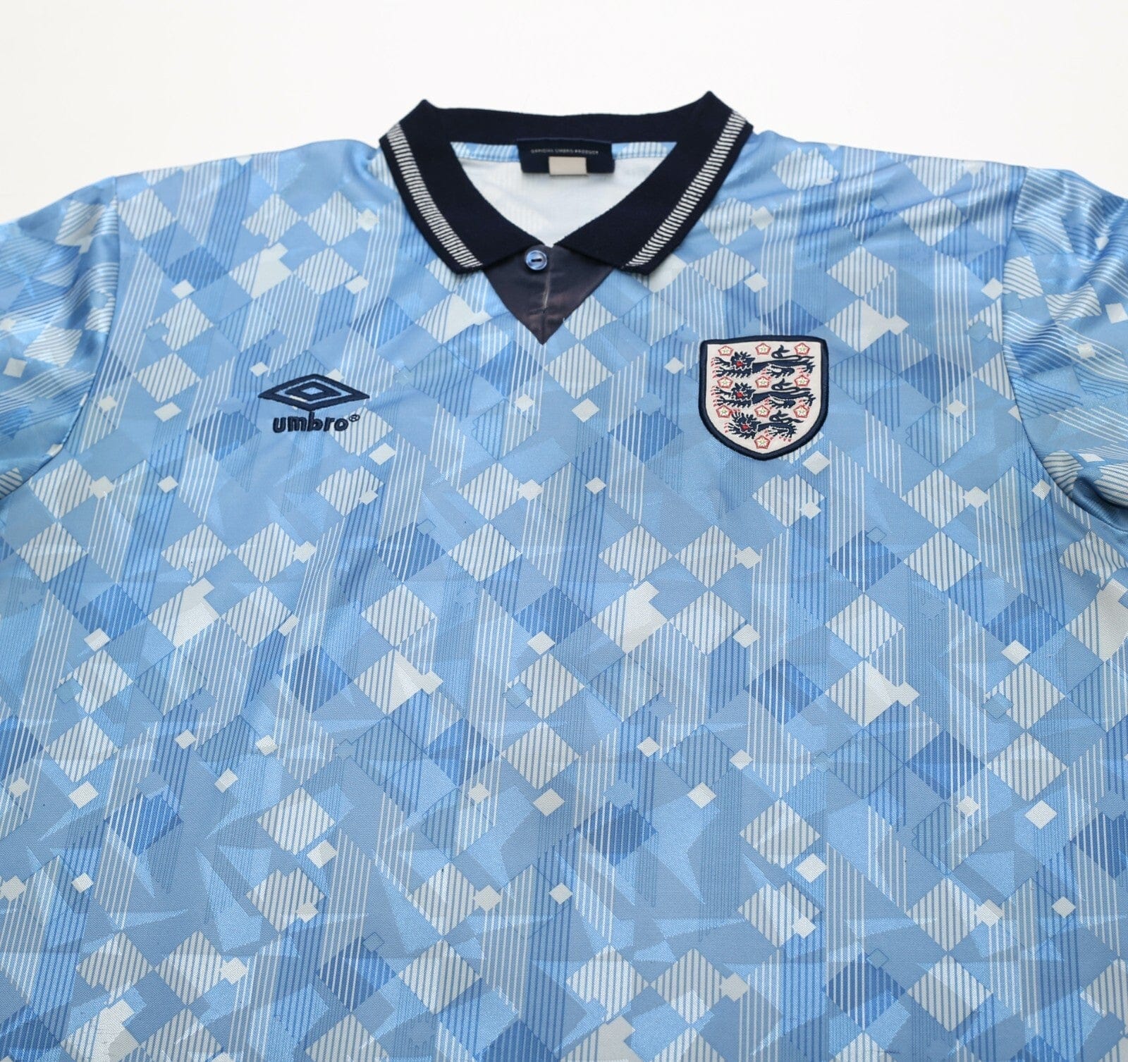 1990/92 ENGLAND Retro Official Umbro ReIssue 3rd Football Shirt (XL) Italia 90