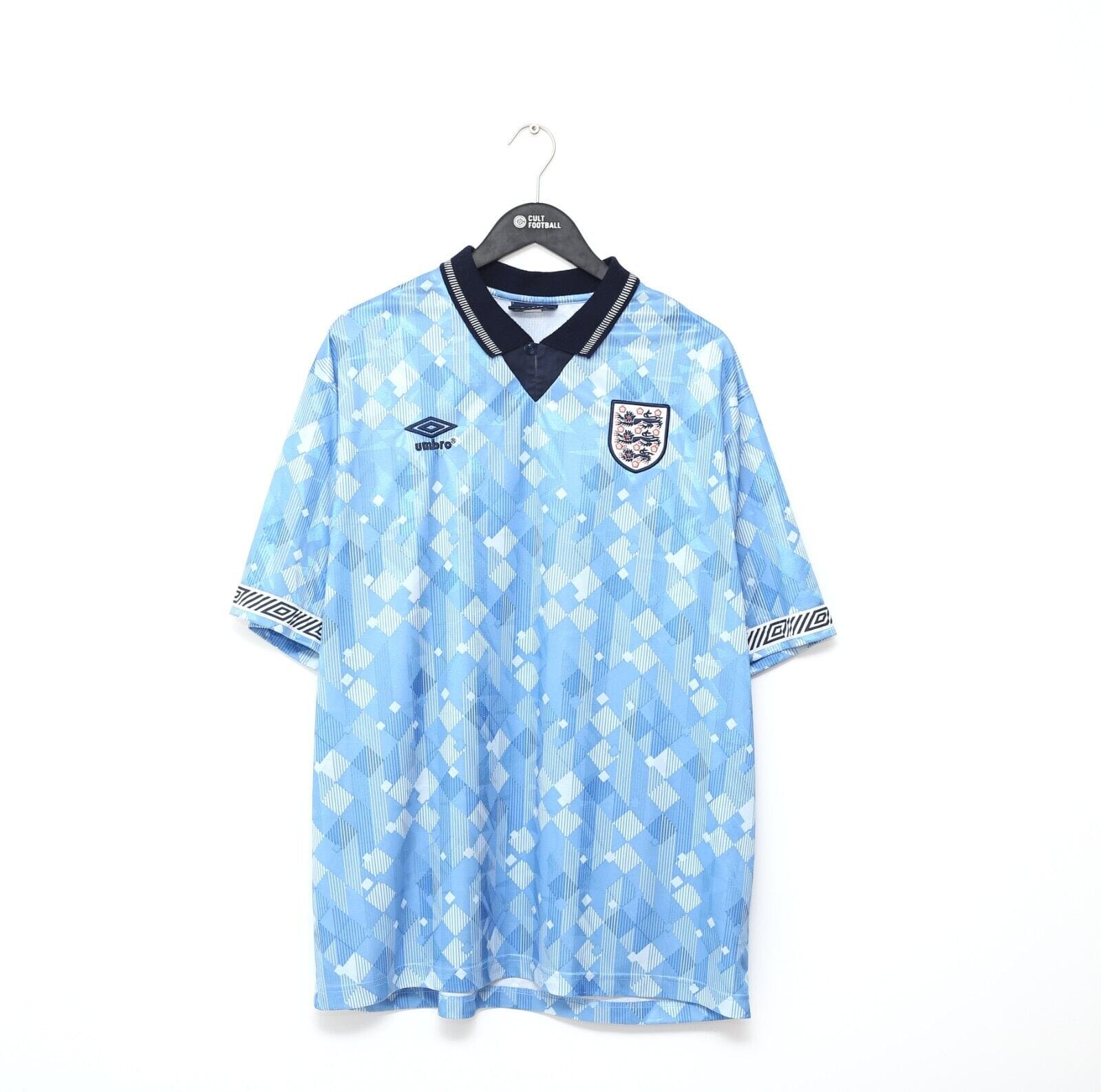 1990/92 ENGLAND Retro Umbro Third Football Shirt Jersey (XXL