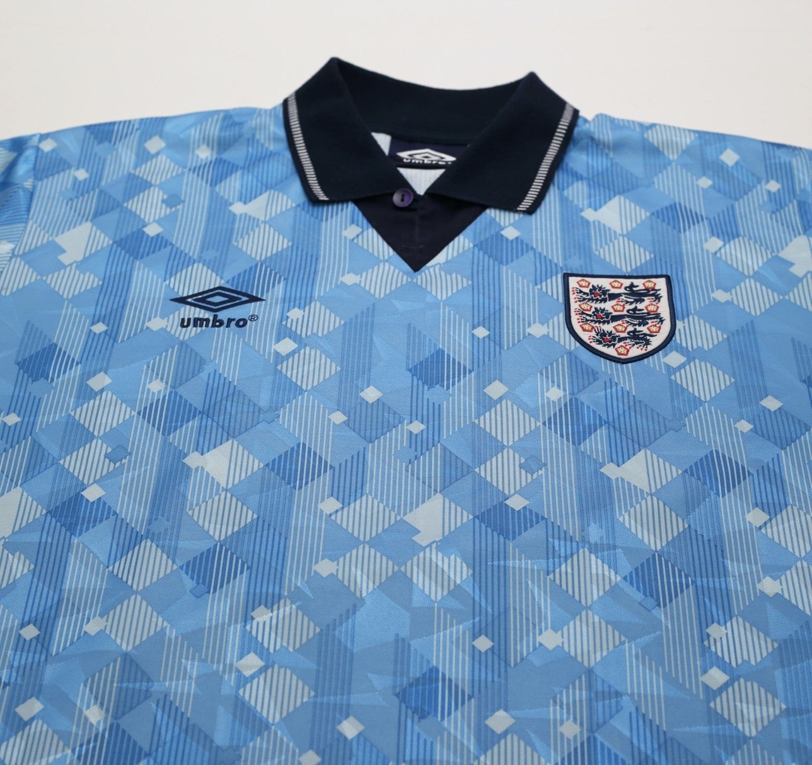 1990/92 ENGLAND Retro Umbro Third Football Shirt (XL) Italia 90