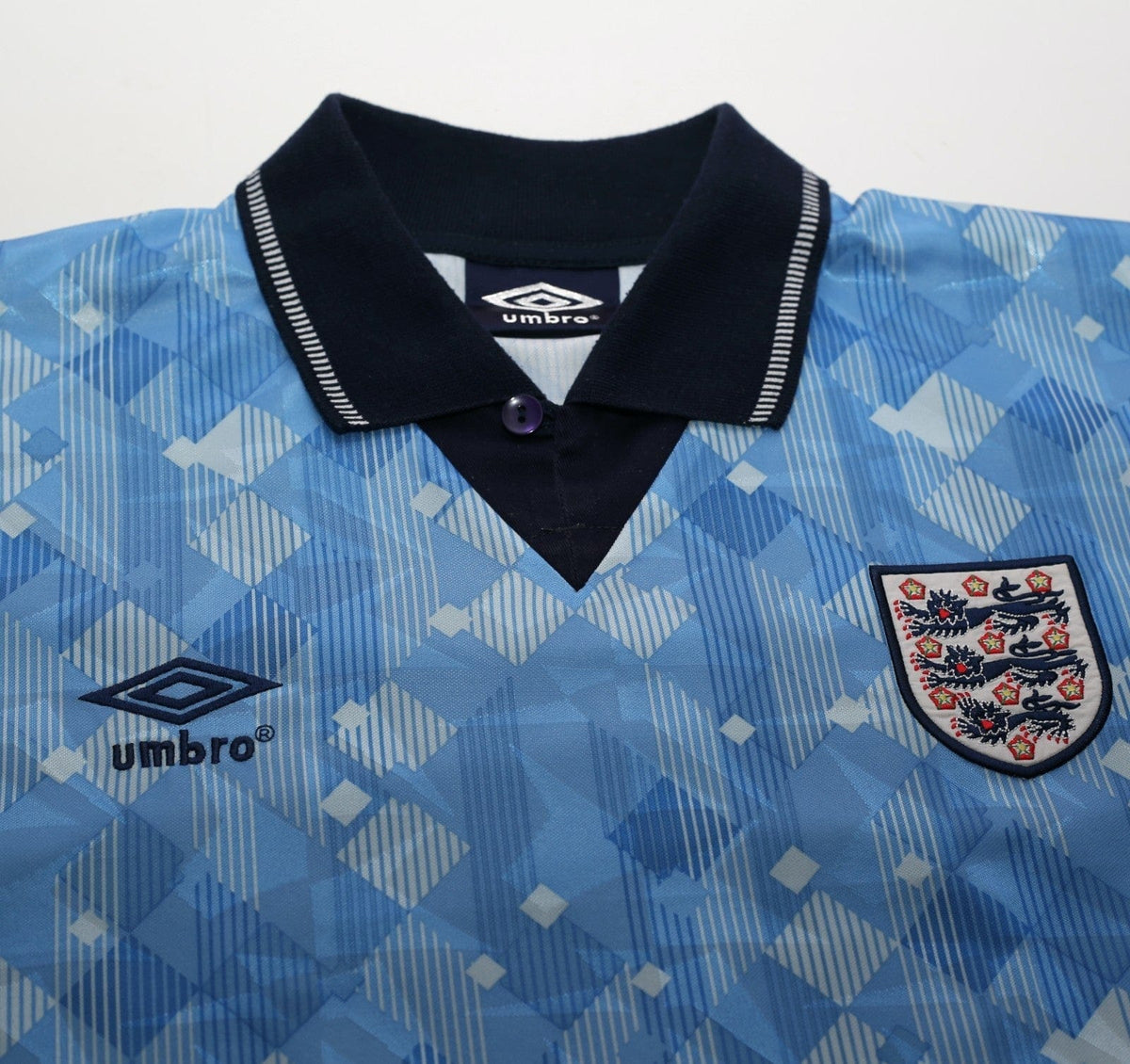 1990/92 ENGLAND Retro Umbro Third Football Shirt (XL) Italia 90