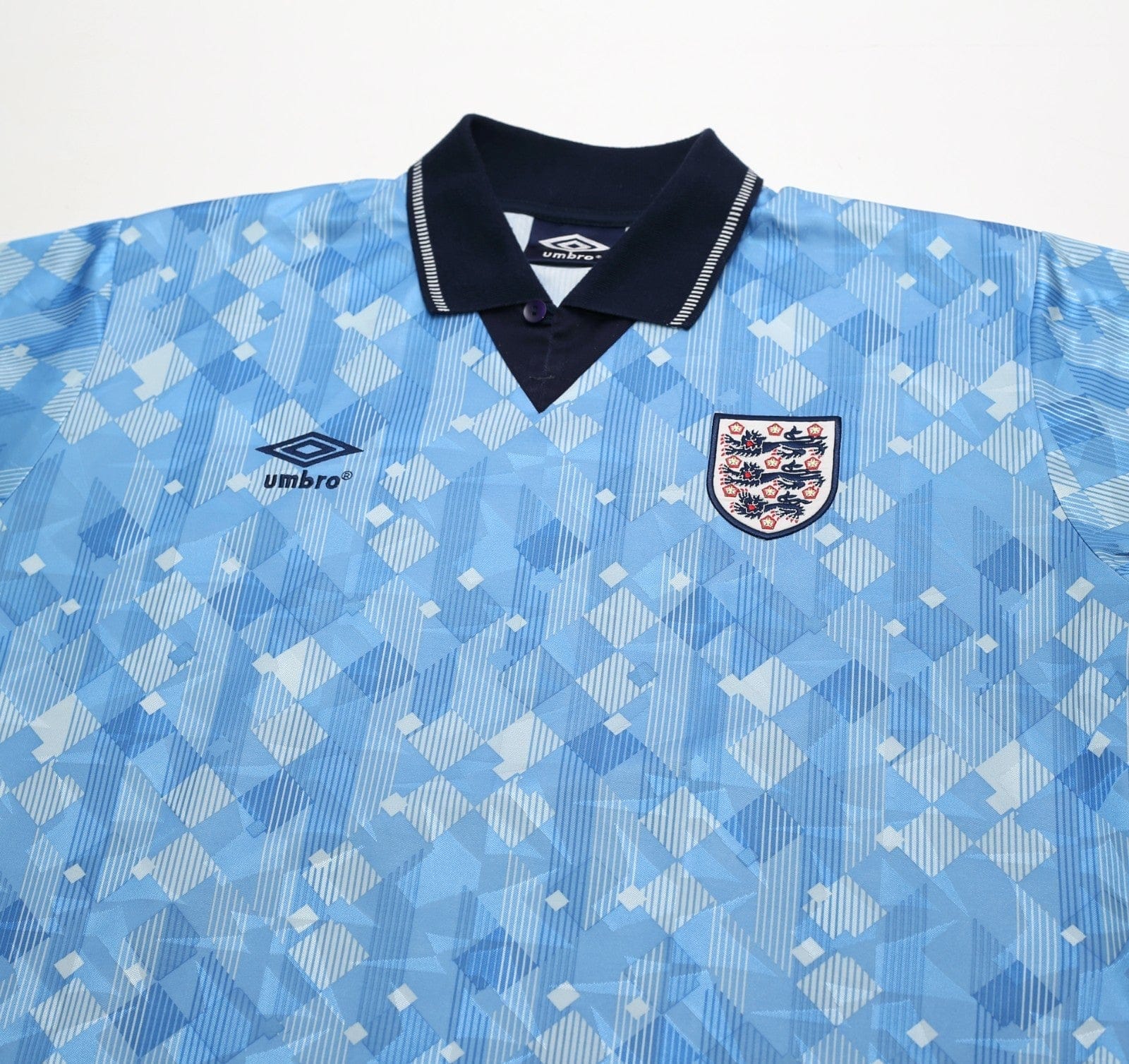 1990/92 ENGLAND Retro Umbro Third Football Shirt (XL) Italia 90