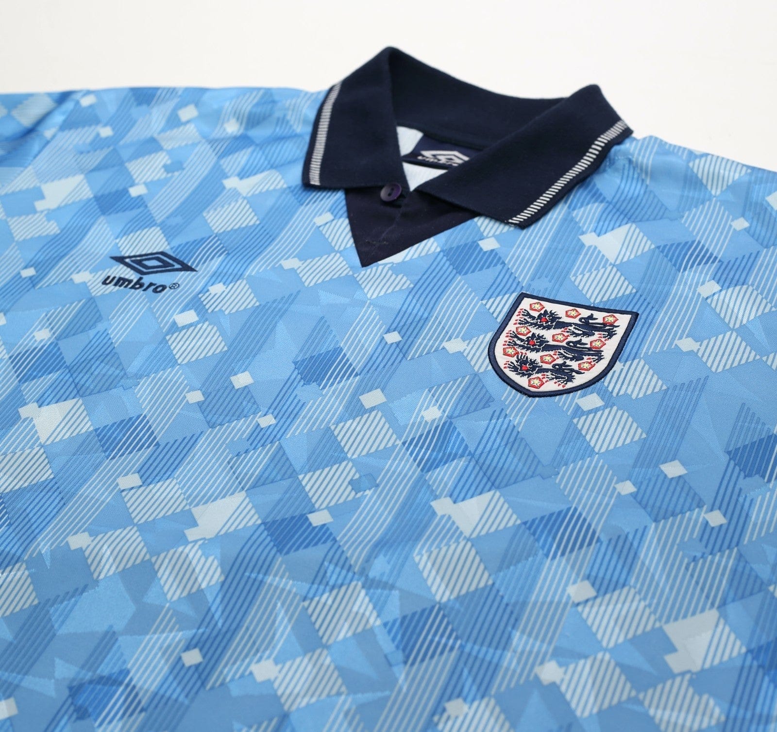 1990/92 ENGLAND Retro Umbro Third Football Shirt (XL) Italia 90