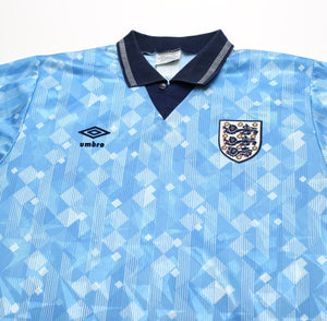 1990/92 ENGLAND Vintage Umbro 3rd Football Shirt (L/XL) Italia 90 NEW ORDER