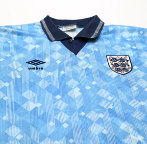 1990/92 ENGLAND Vintage Umbro 3rd Football Shirt (L/XL) Italia 90 NEW ORDER