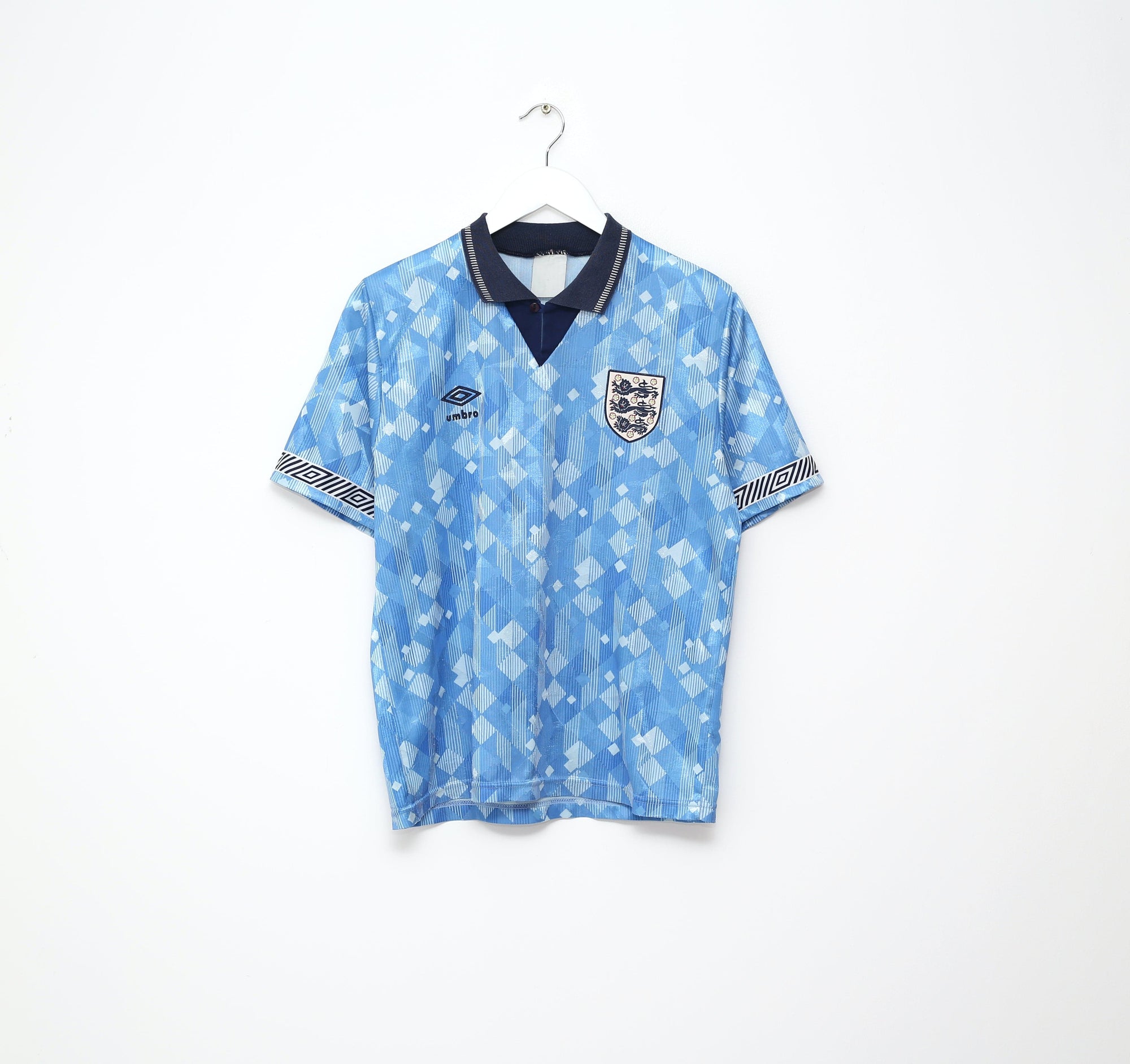 1990/92 ENGLAND Vintage Umbro 3rd Football Shirt (S) Italia 90