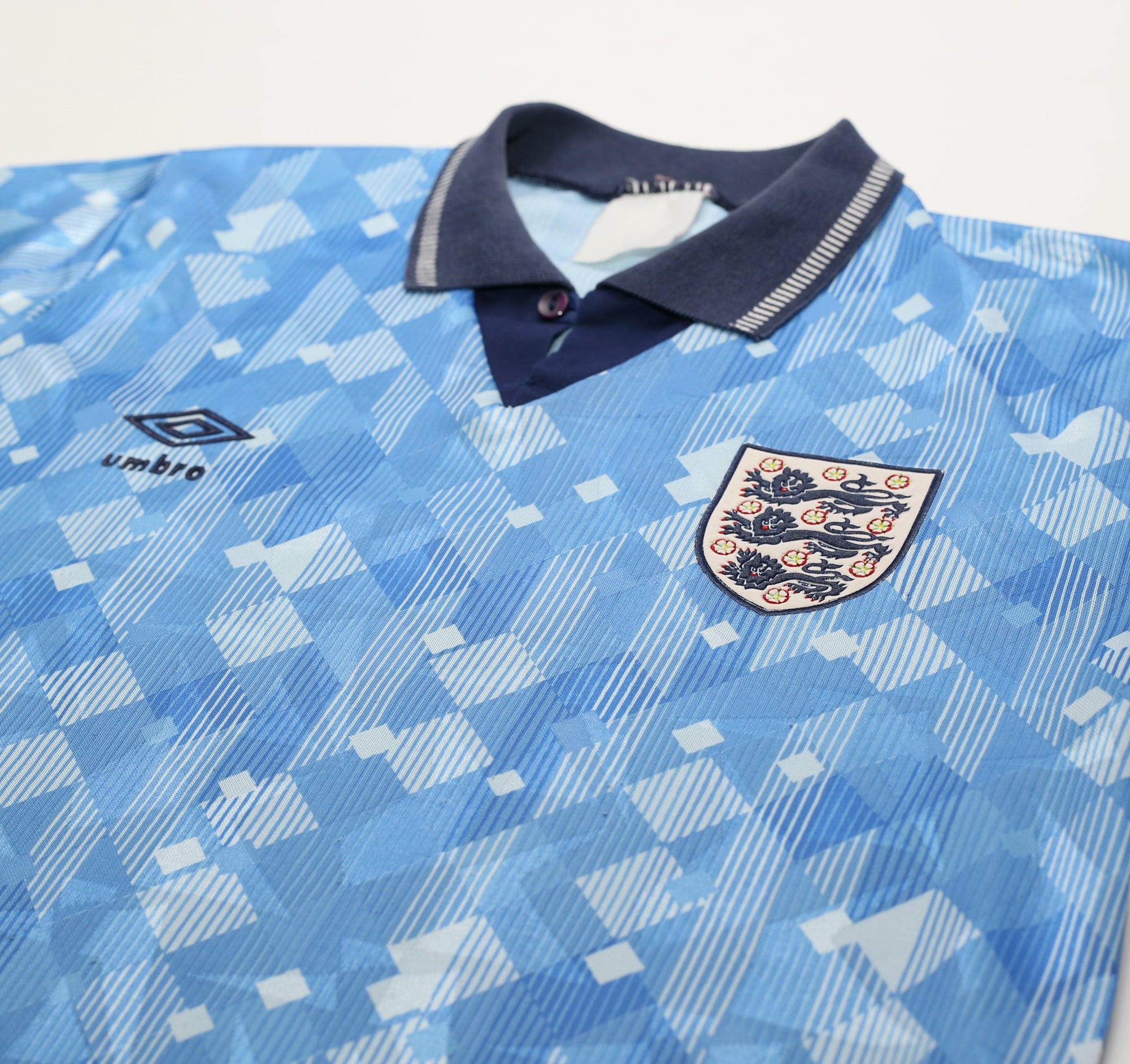 1990/92 ENGLAND Vintage Umbro 3rd Football Shirt (S) Italia 90