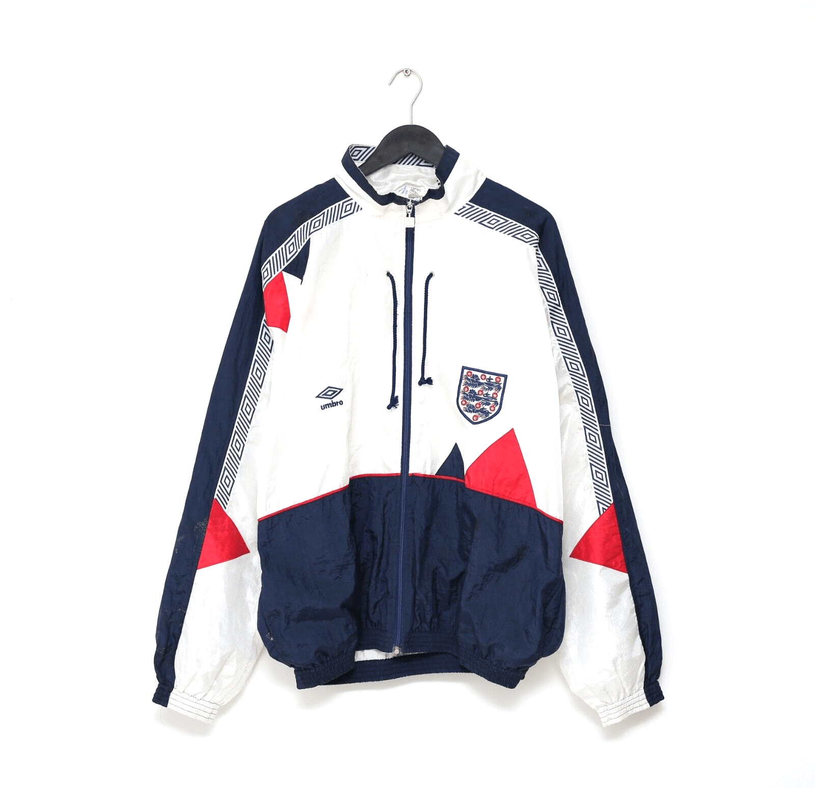 1990/92 England Vintage Umbro Football Track Top Shell 1990/92 England Vintage Umbro Football Track Top Shell