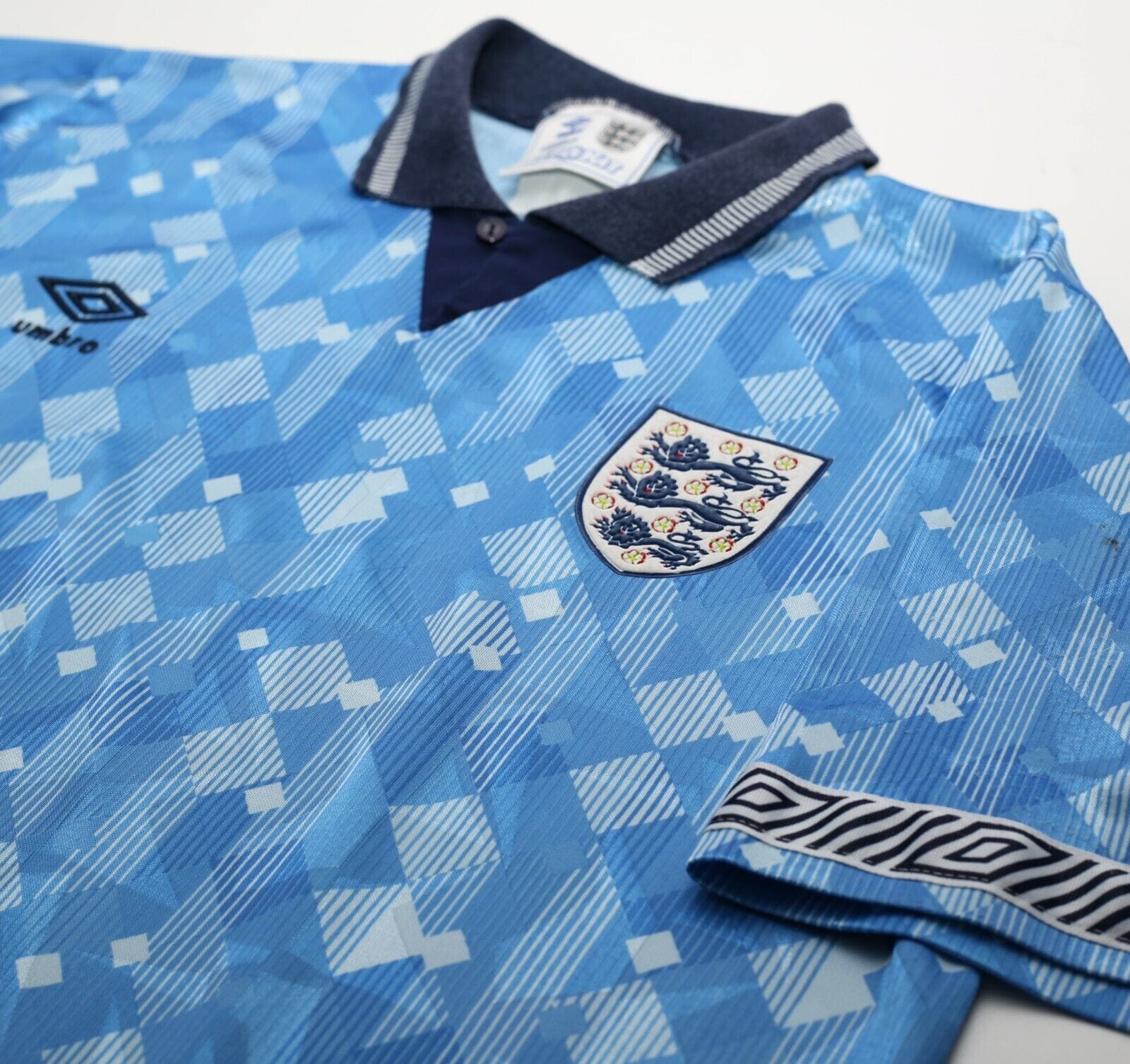 1990/92 ENGLAND Vintage Umbro Third Football Shirt (L) Italia 90