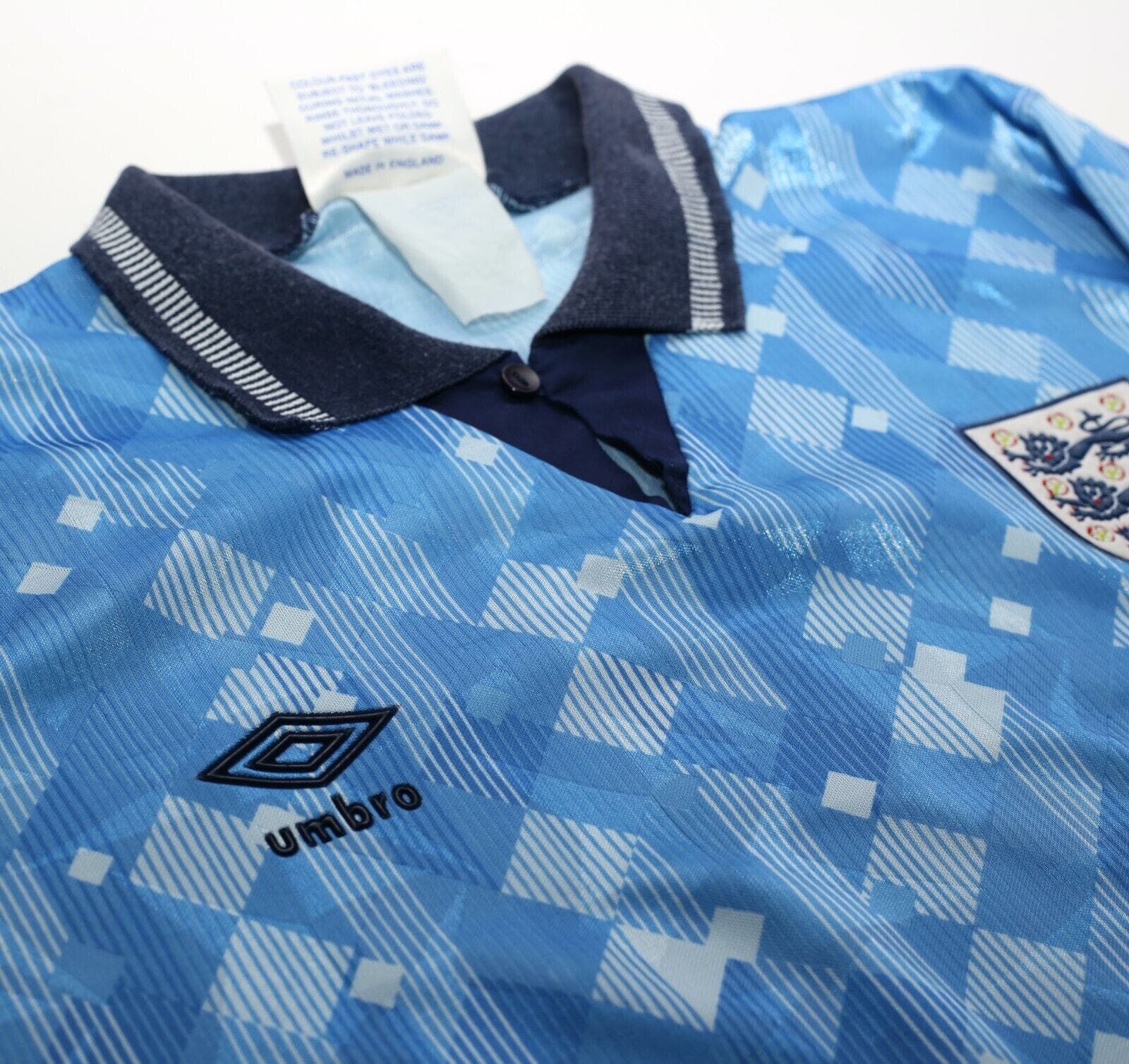 1990/92 ENGLAND Vintage Umbro Third Football Shirt (L) Italia 90