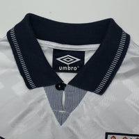 1990/92 Gascoigne #19 England Retro Umbro Home Football Shirt (L) Italia 90