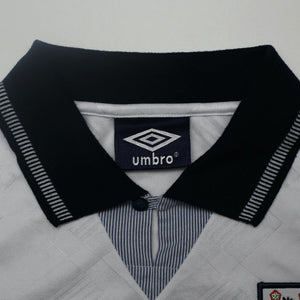 1990/92 Gascoigne #19 England Retro Umbro Home Football Shirt (L) Italia 90