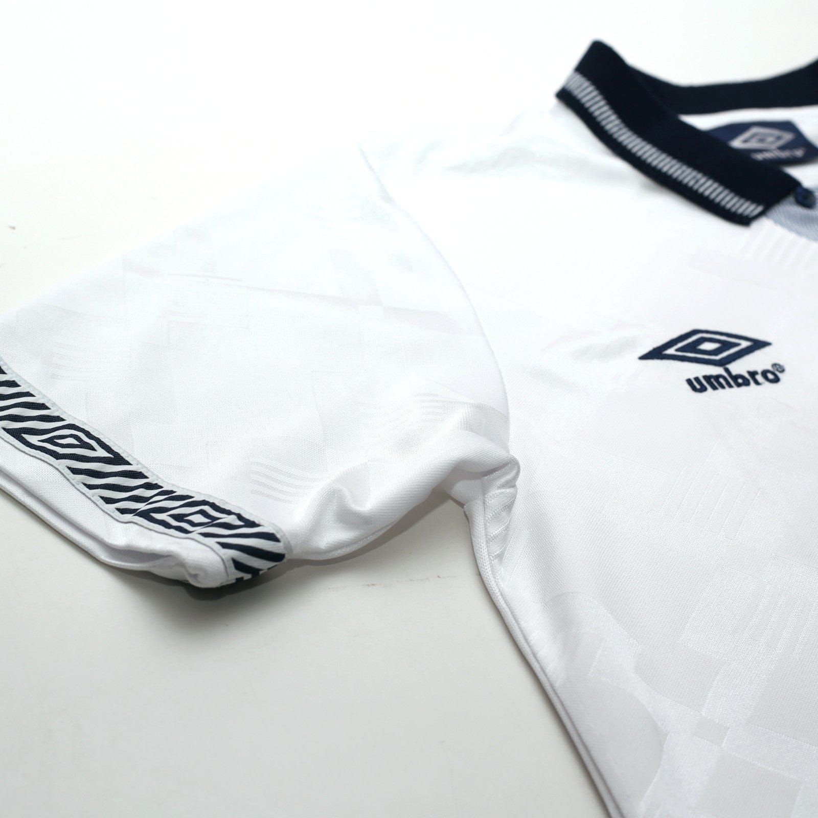 1990/92 Gascoigne #19 England Retro Umbro Home Football Shirt (S) Italia 90