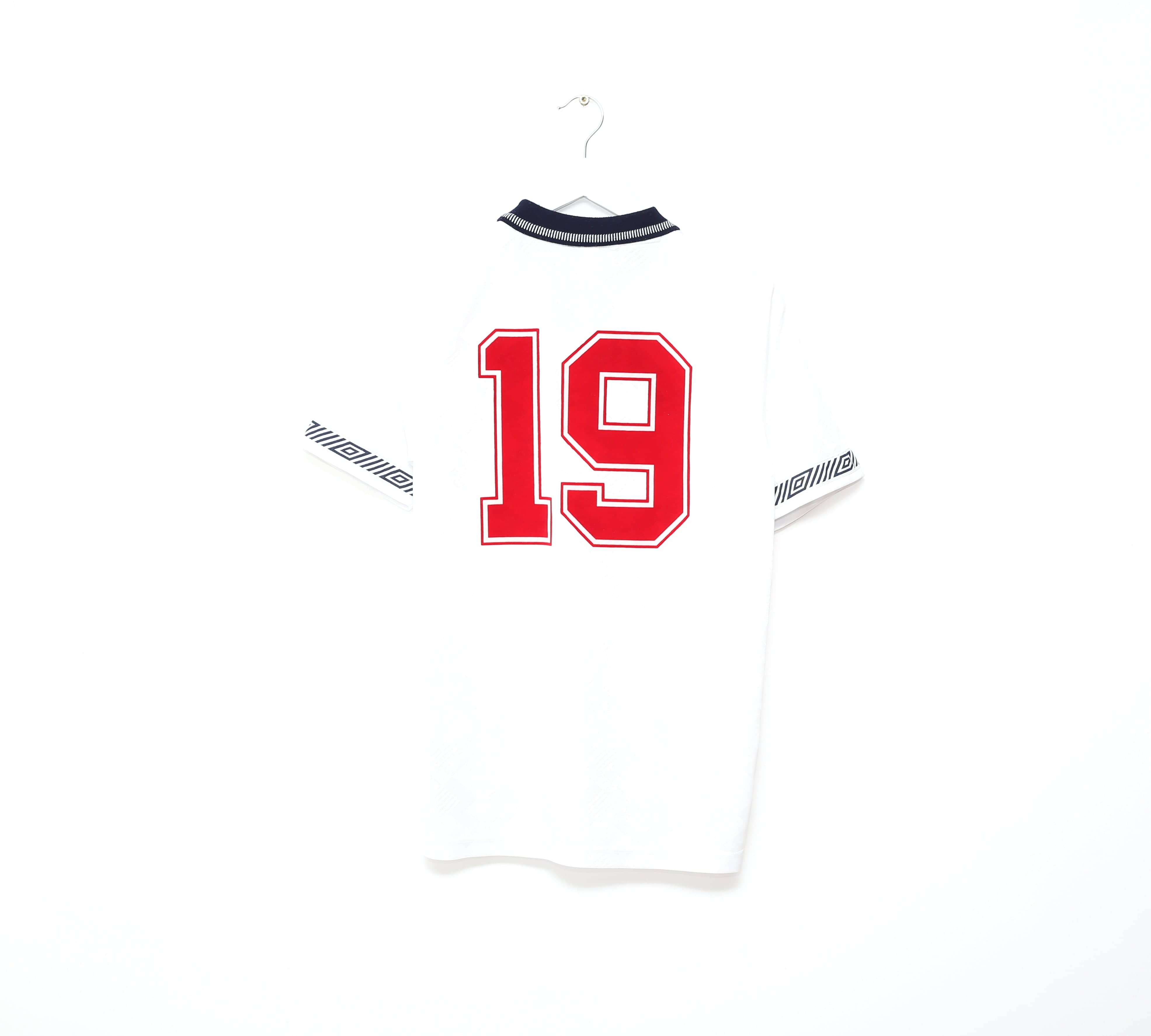 1990/92 Vintage Gazza #19 shirt | Size S | Classic Umbro 1990/92 Vintage Gazza #19 shirt | Size S | Classic Umbro