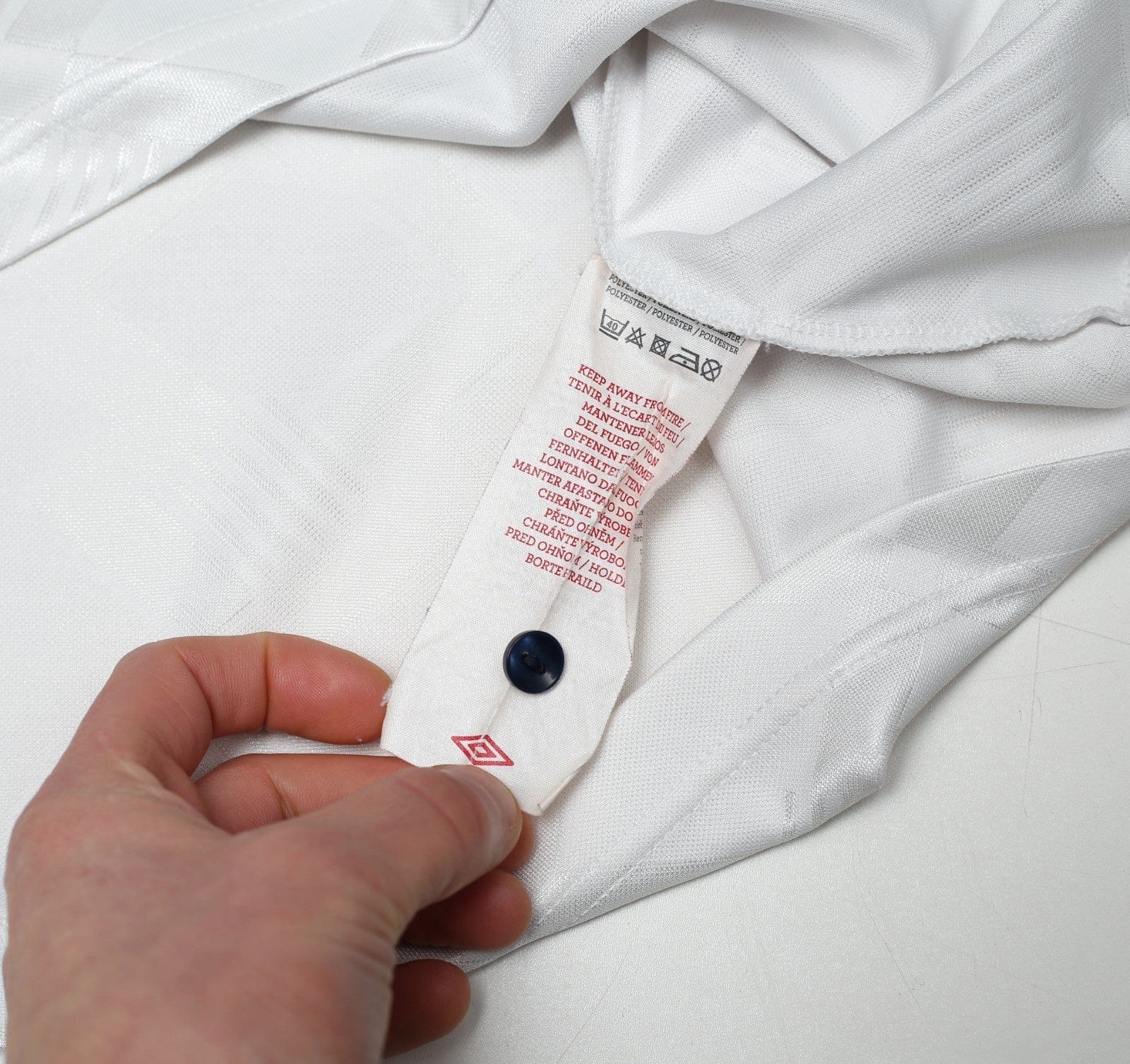 1990/92 GASCOIGNE #19 England Retro Umbro Home Football Shirt (XL) Italia 90